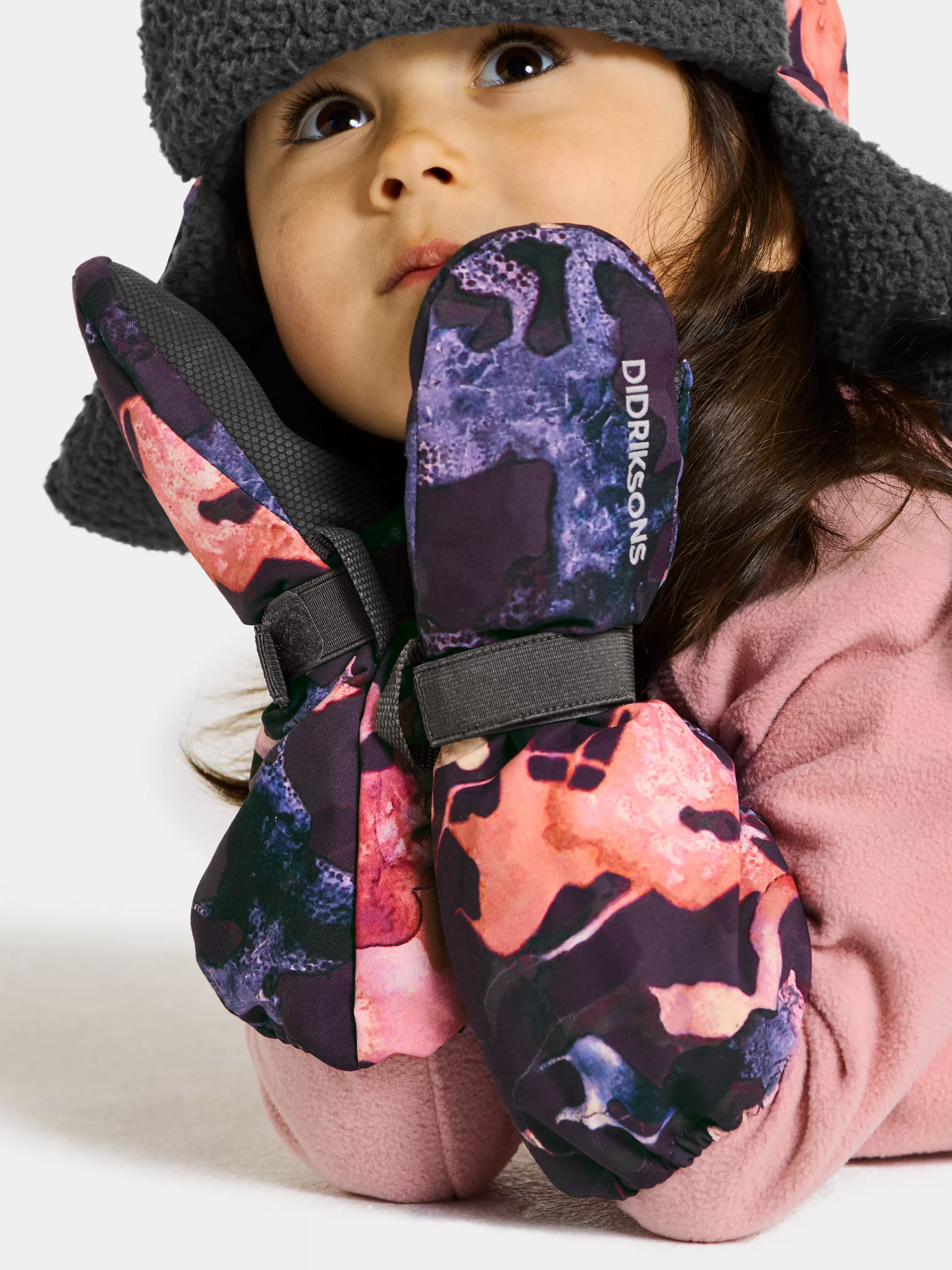 Didriksons Biggles Kids' Printed Mittens>Barn Handskar & Vantar