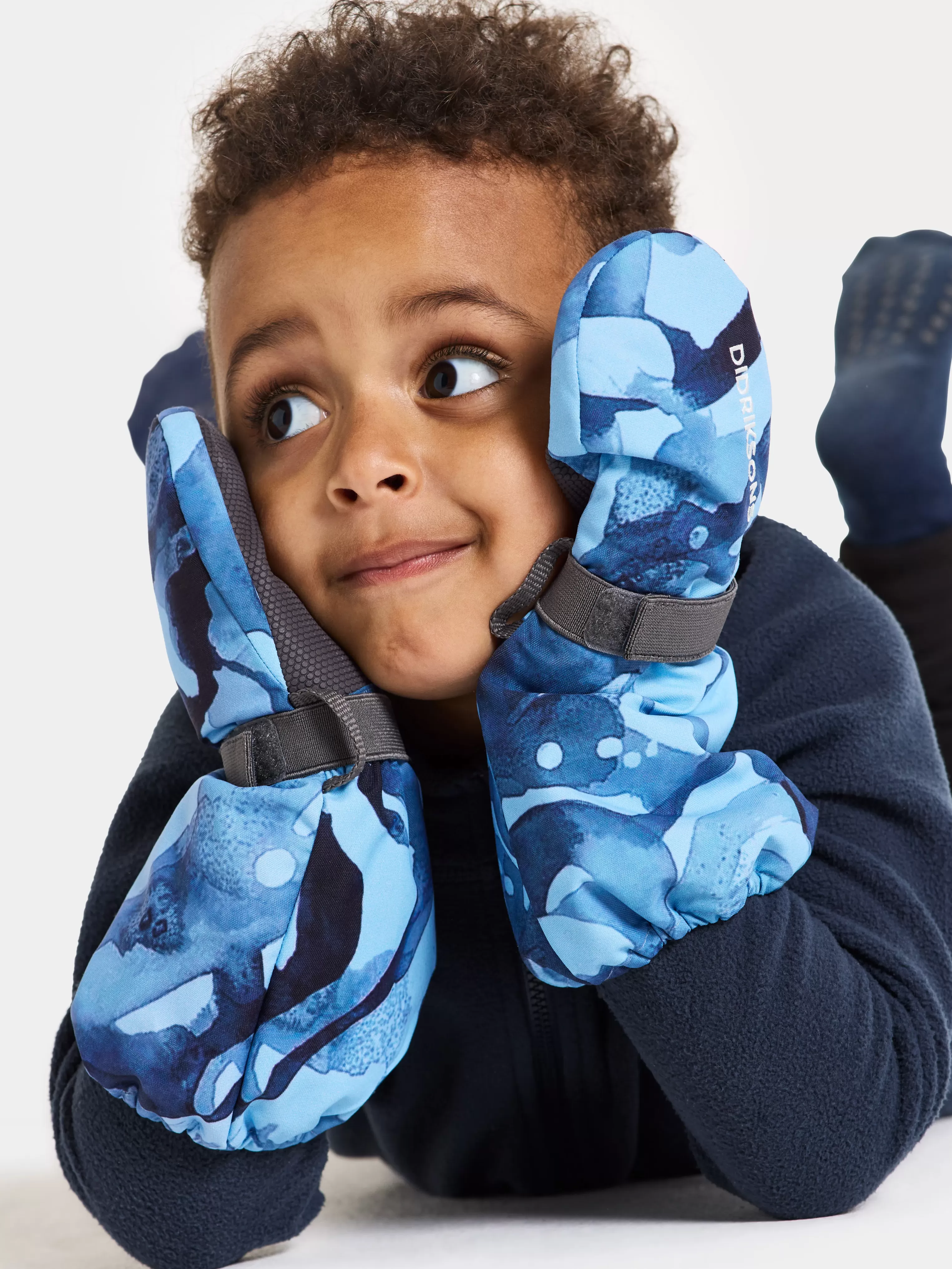 Didriksons Biggles Kids' Printed Mittens>Barn Handskar & Vantar