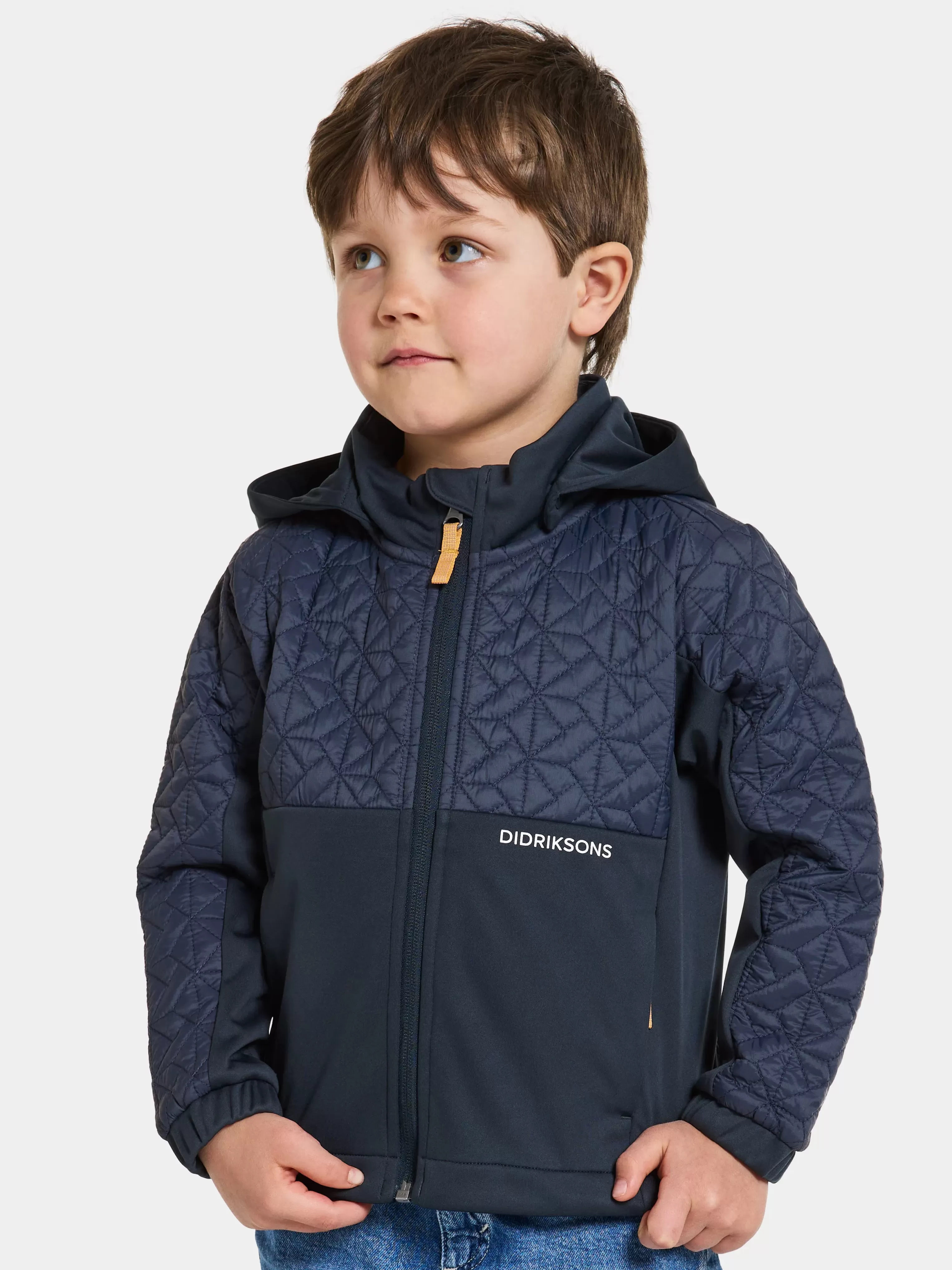 Didriksons Briska Kids' Jacket>Barn Softshelljackor