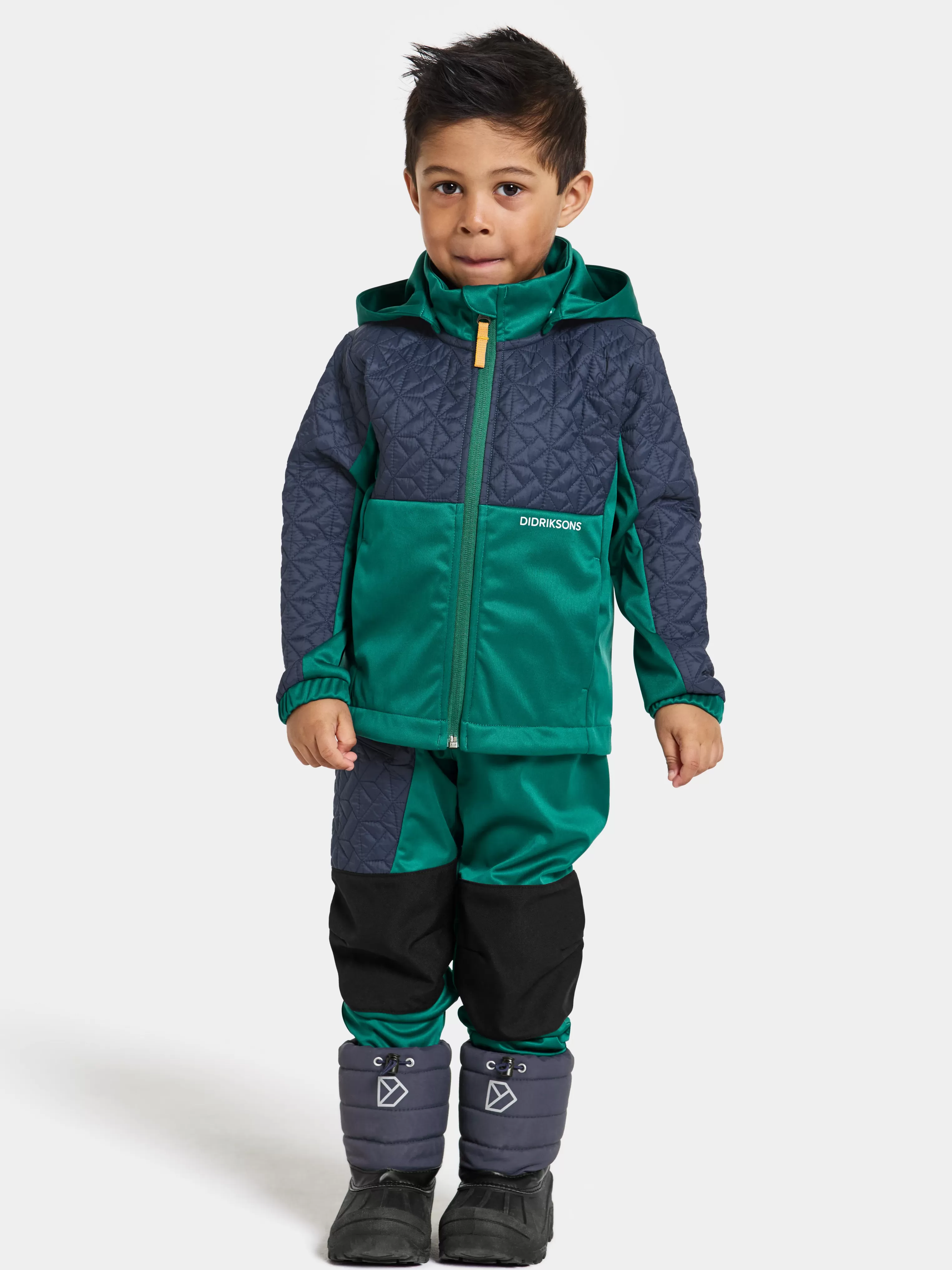 Didriksons Briska Kids' Jacket>Barn Softshelljackor