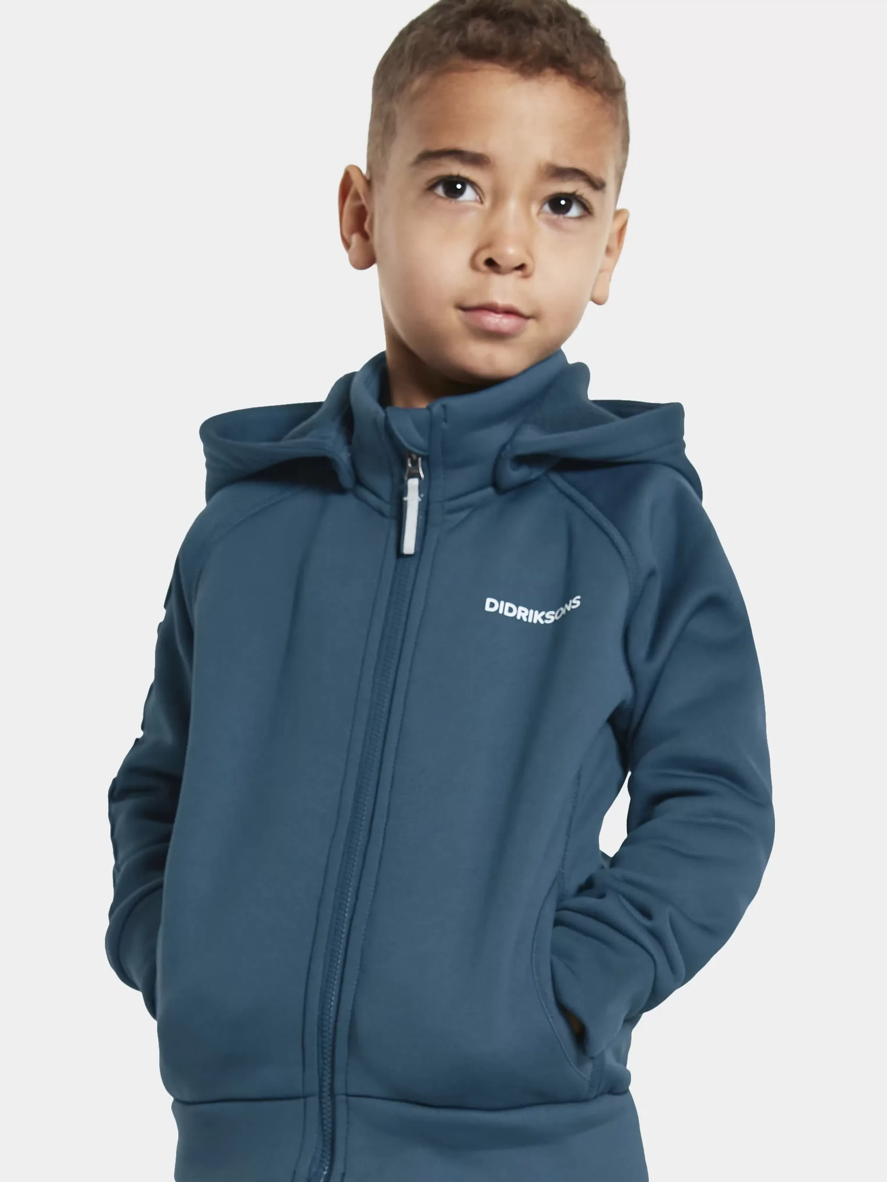 Didriksons Corin Kids' Full-Zip>Barn Softshelljackor