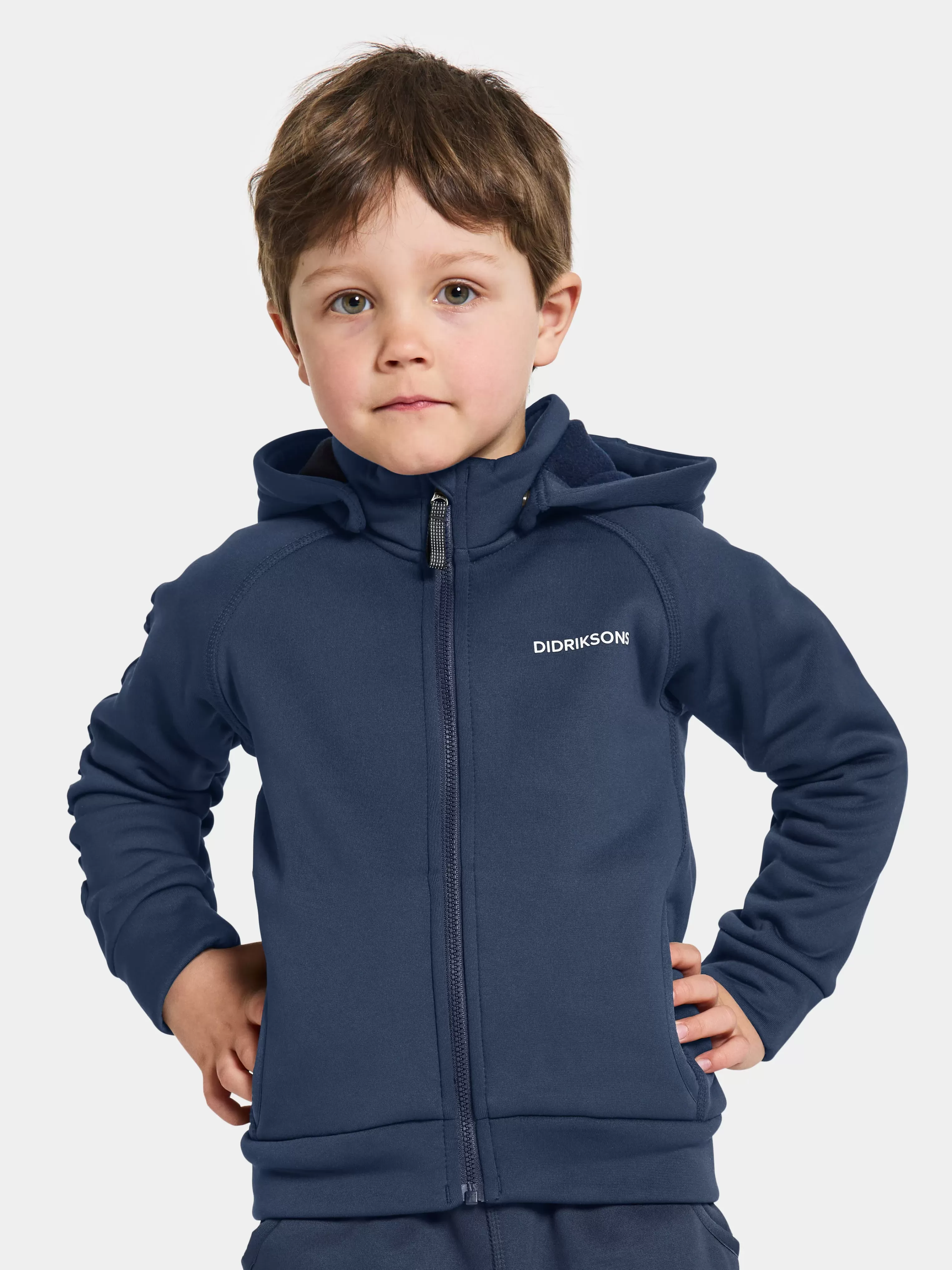 Didriksons Corin Kids' Full-Zip>Barn Softshelljackor