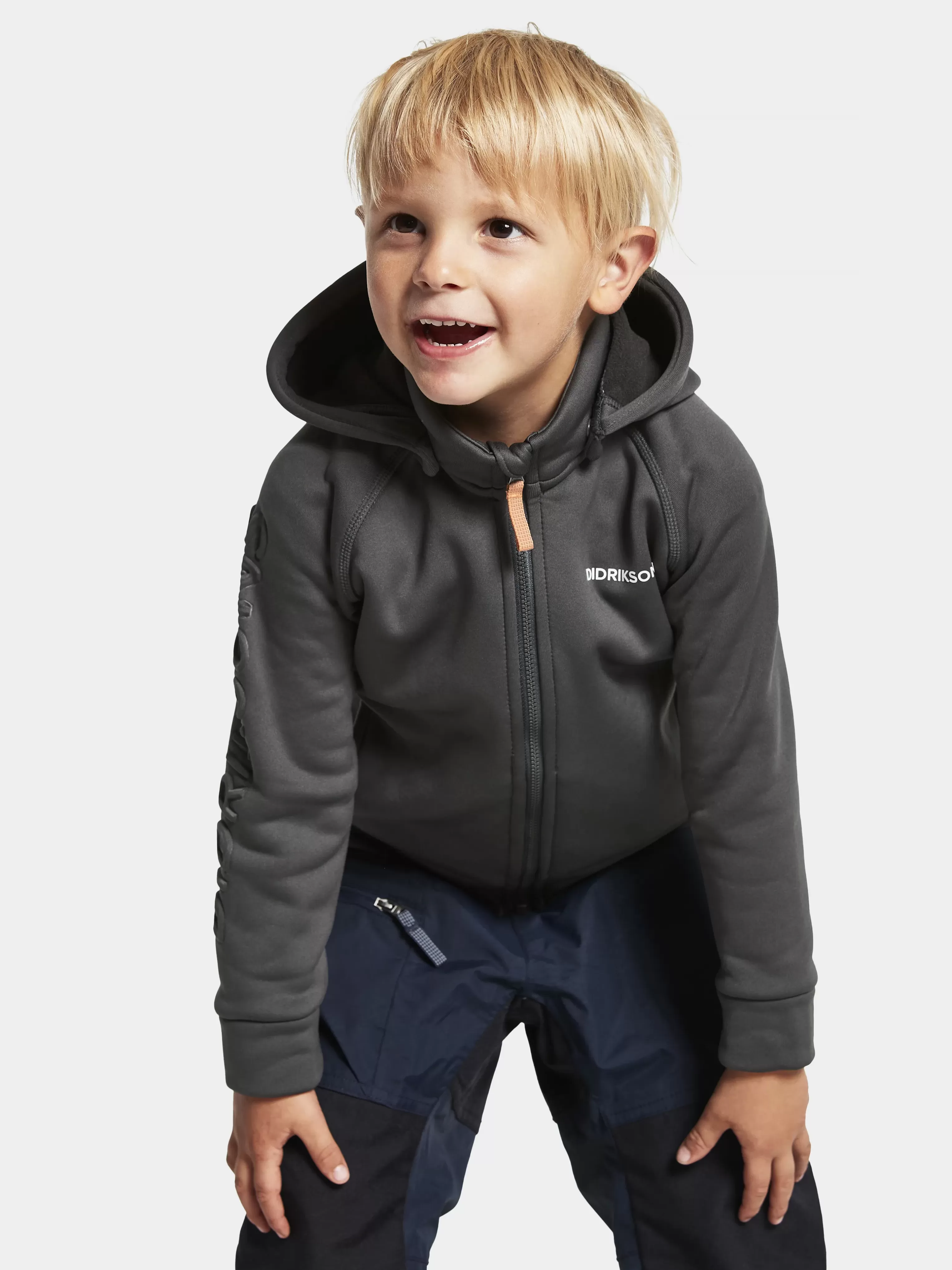 Didriksons Corin Kids' Full-Zip>Barn Softshelljackor