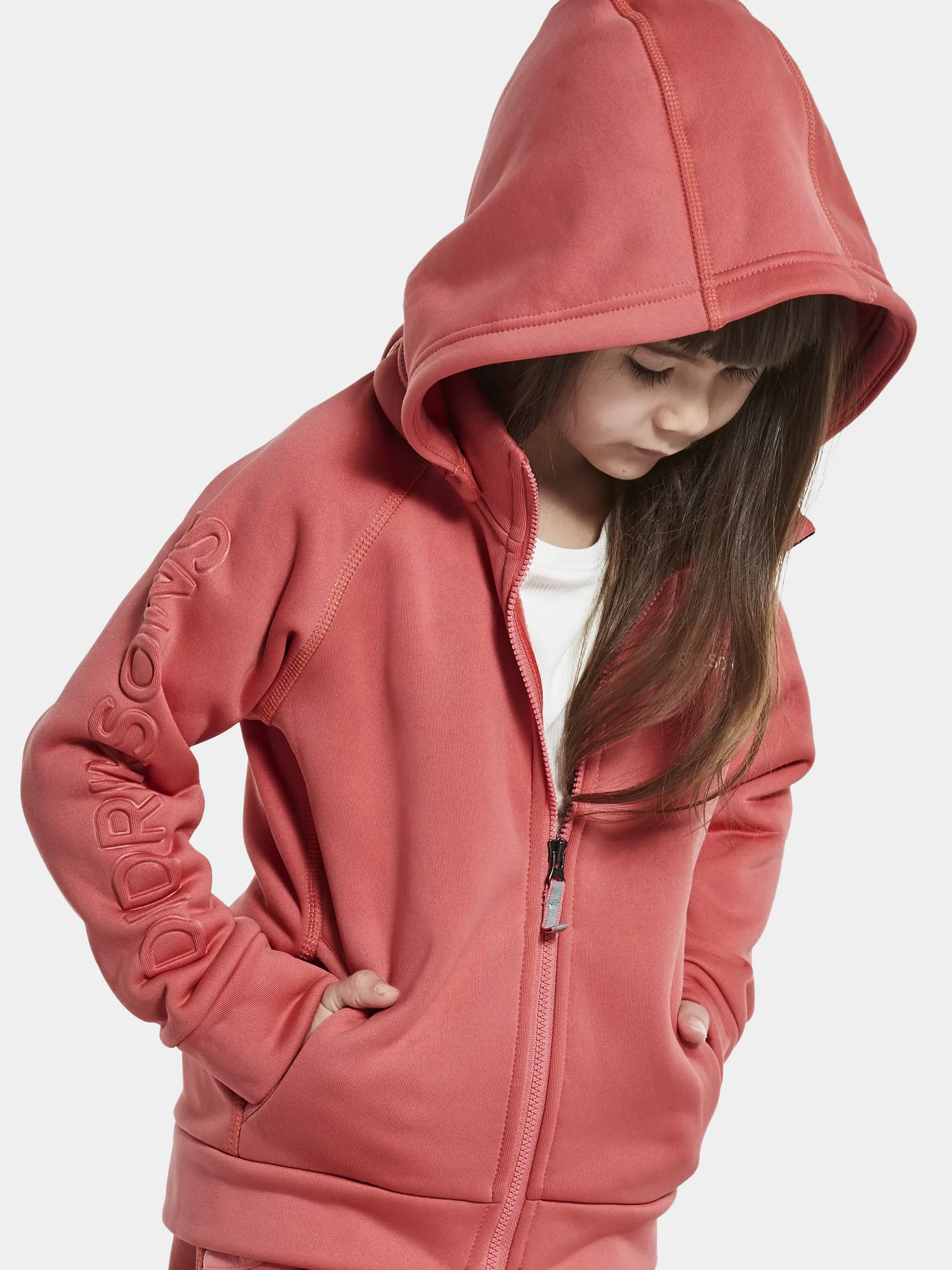 Didriksons Corin Kids' Full-Zip>Barn Softshelljackor