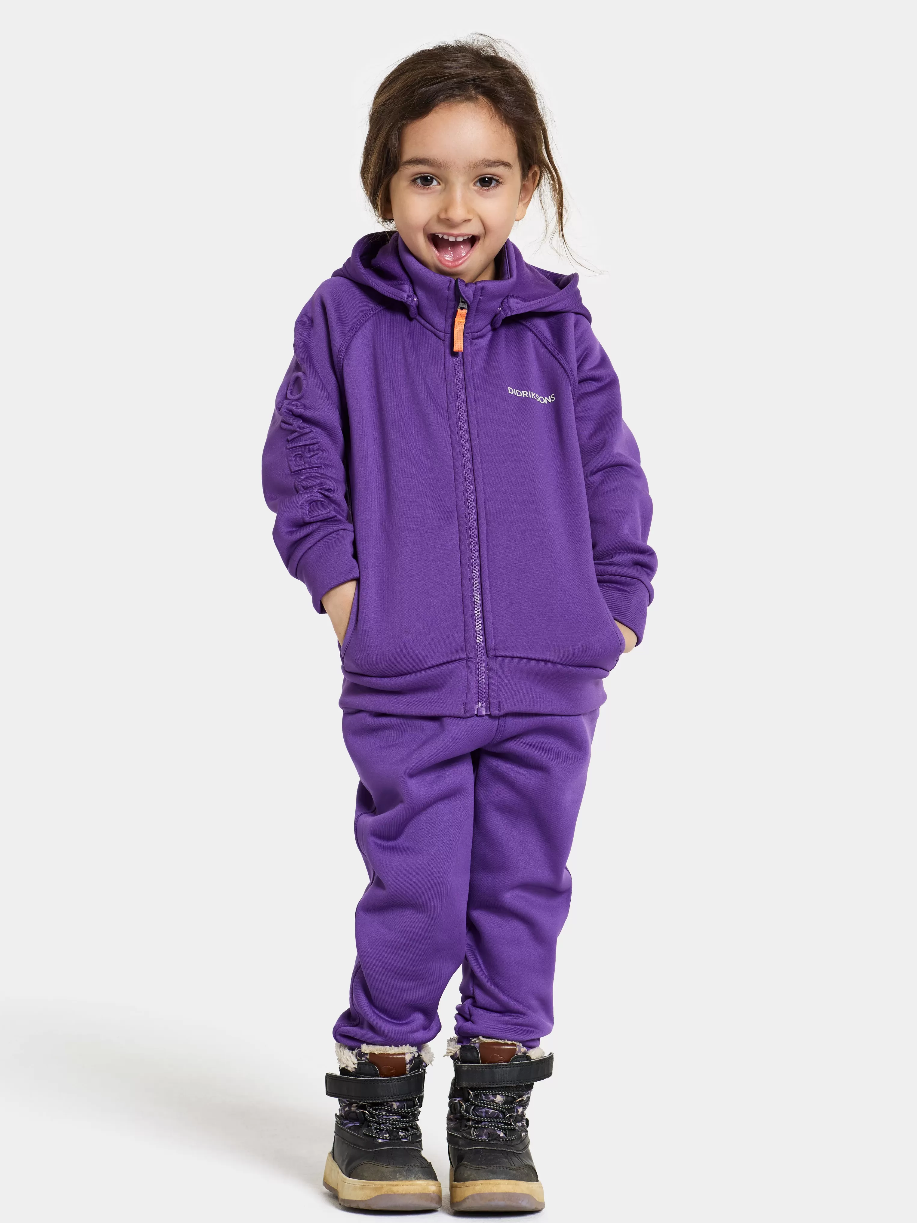 Didriksons Corin Kids' Full-Zip>Barn Softshelljackor