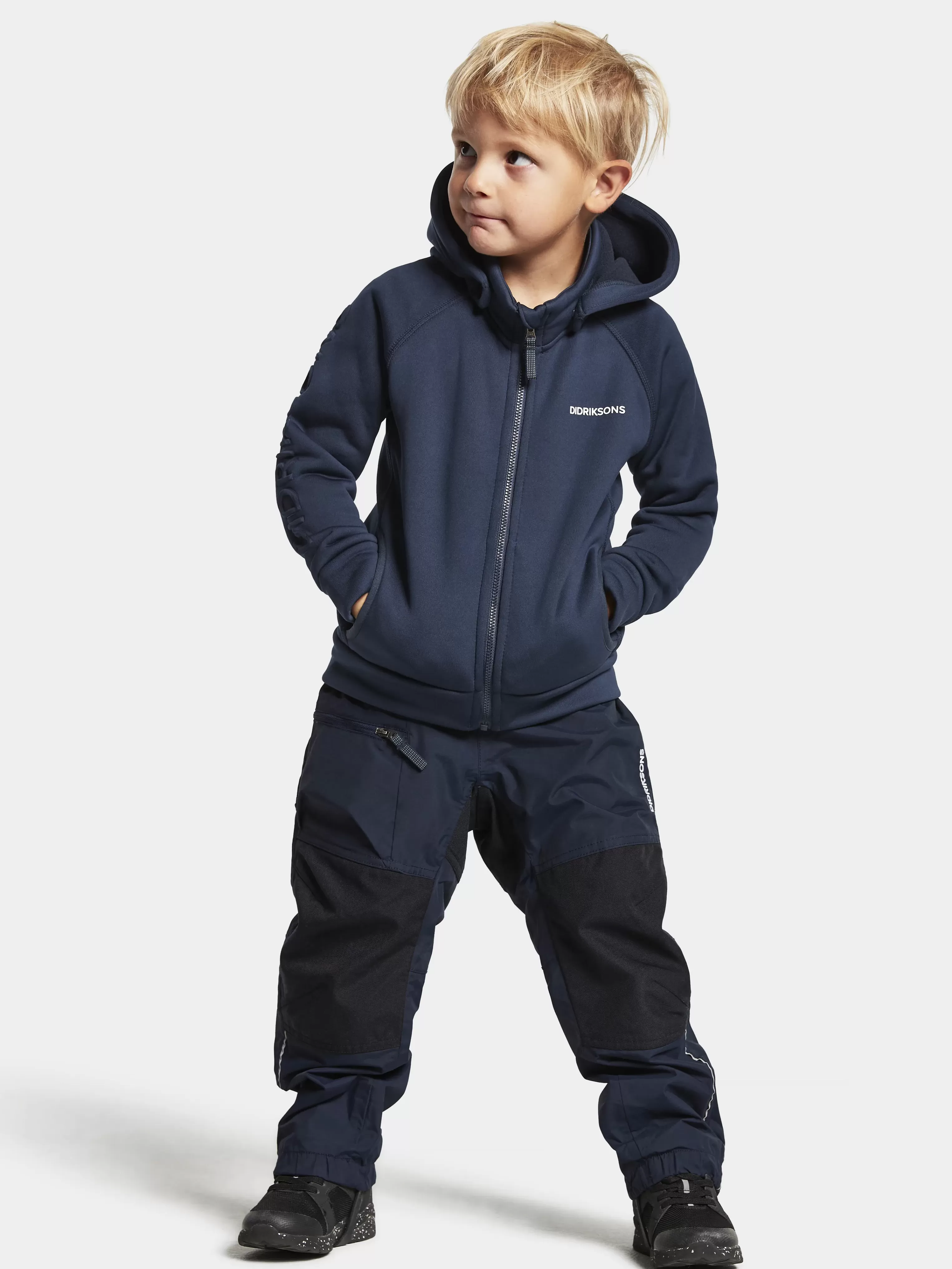 Didriksons Corin Kids' Full-Zip>Barn Softshelljackor