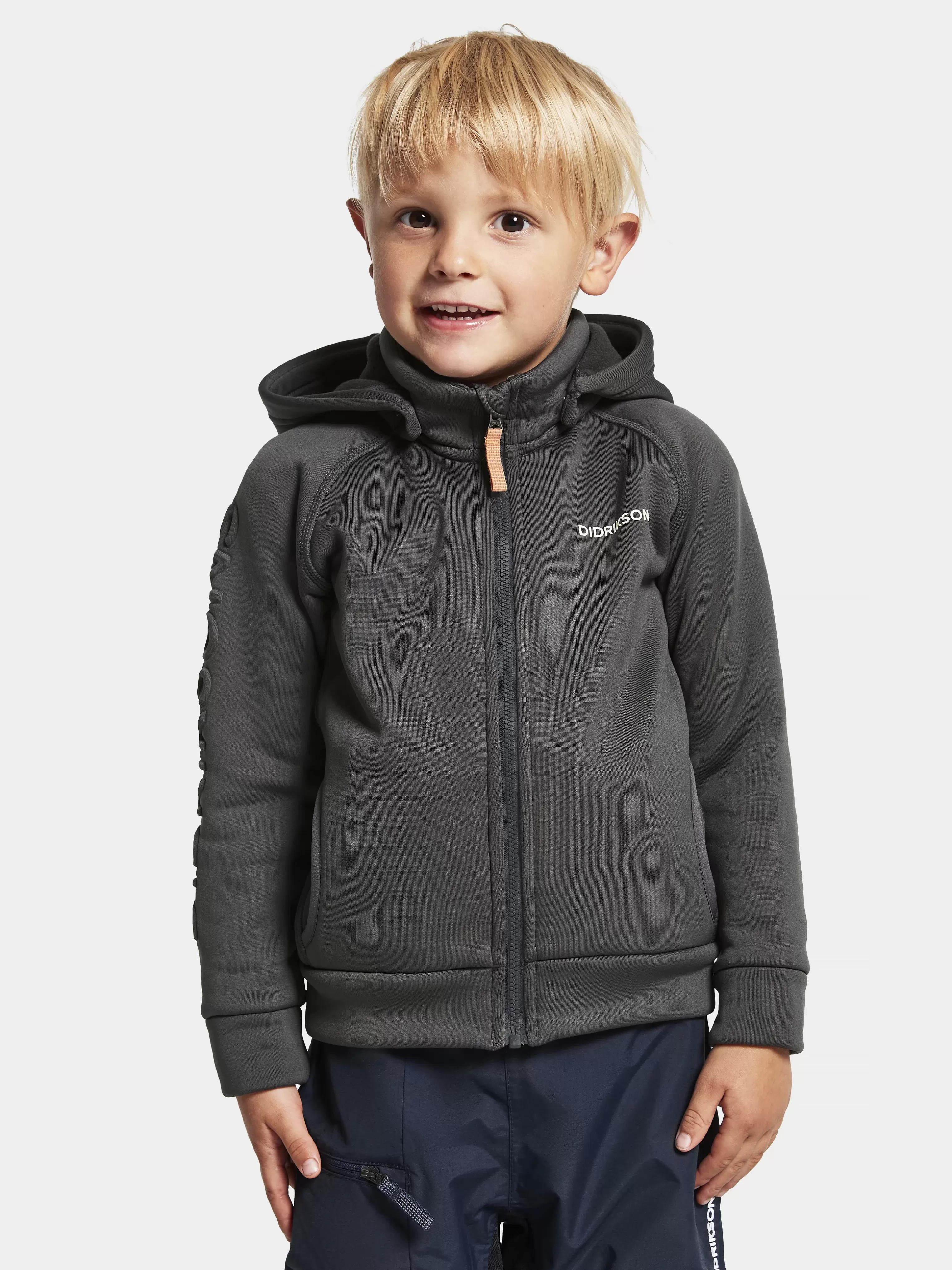 Didriksons Corin Kids' Full-Zip>Barn Softshelljackor