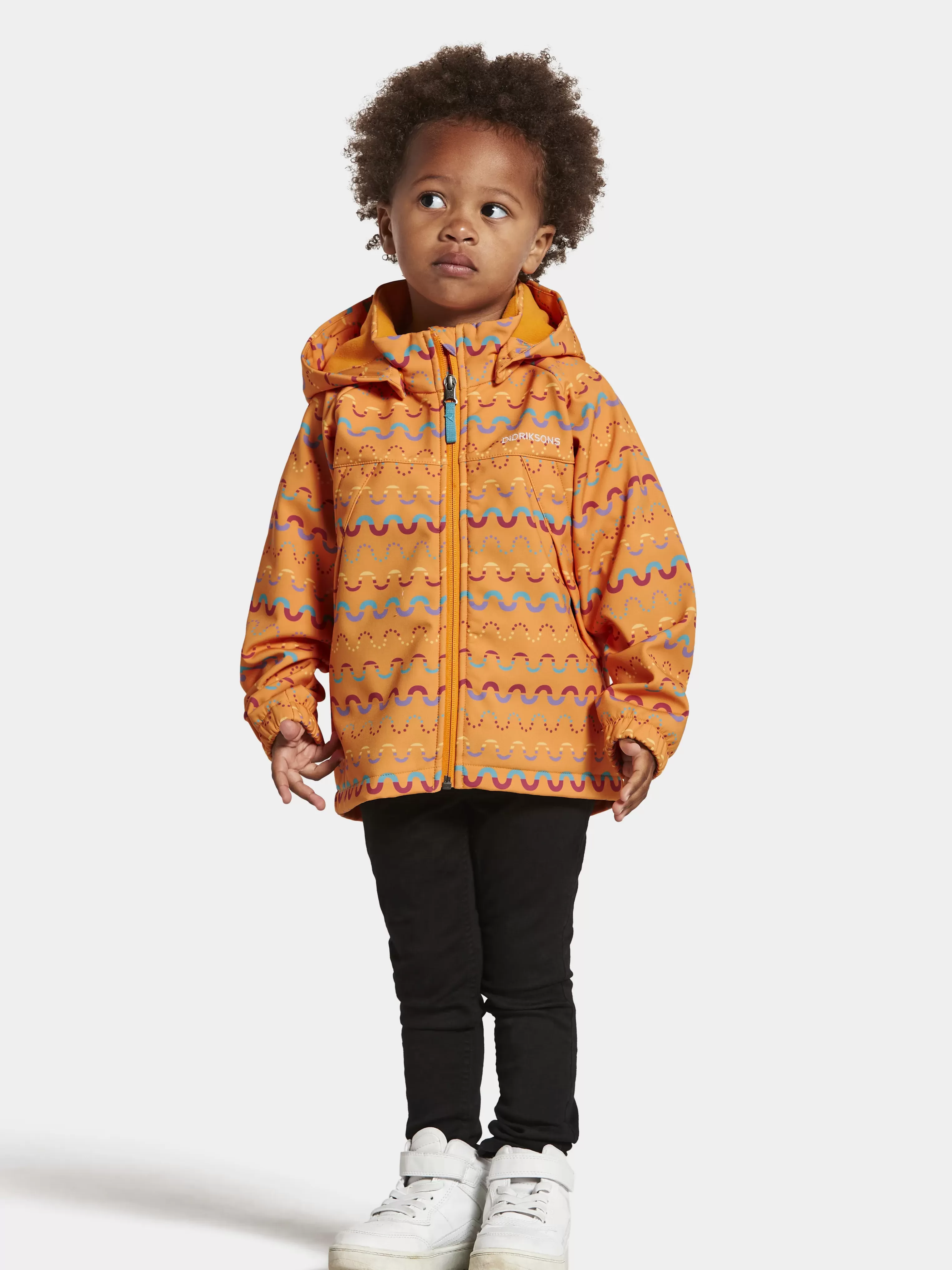 Didriksons Dellen Printed Kids' Jacket>Barn Varjackor