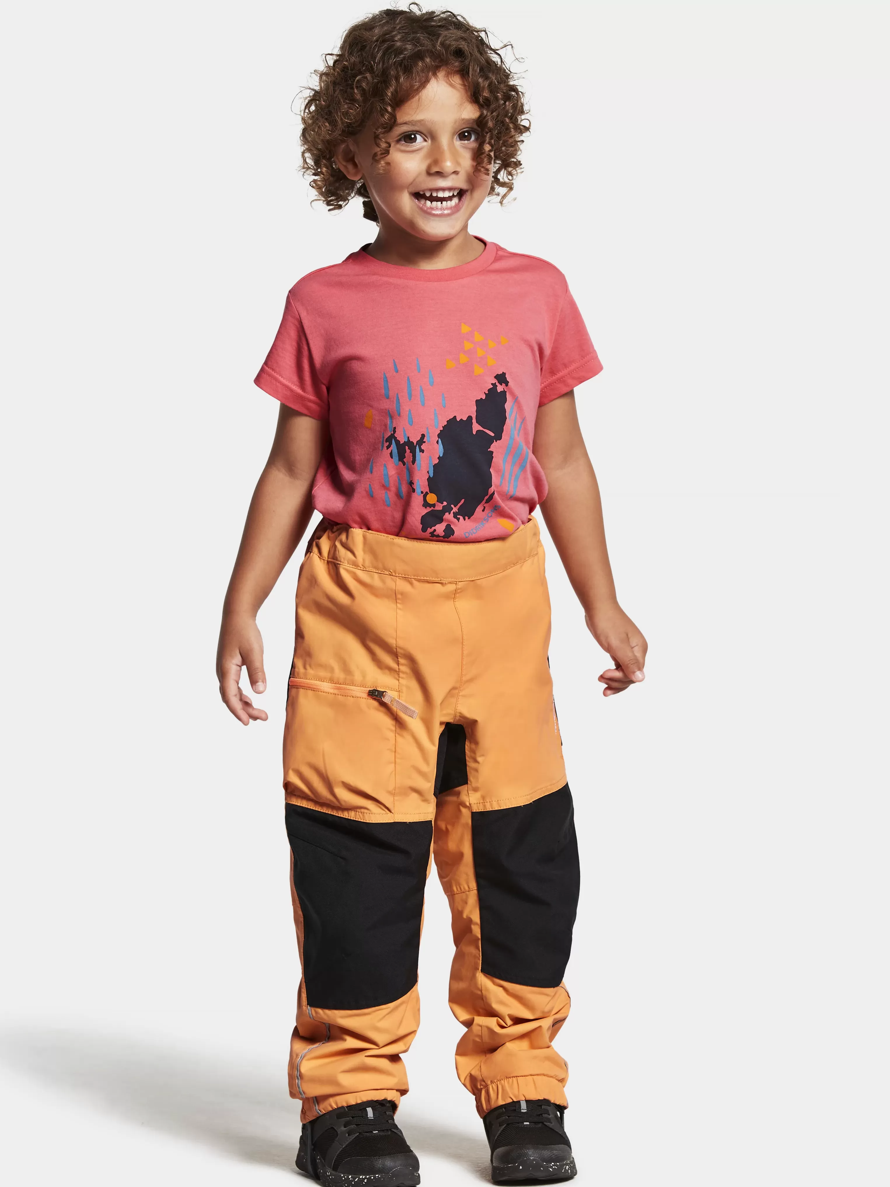 Didriksons Dusk Kids' Pants>Barn Överdragsbyxor & Regnbyxor