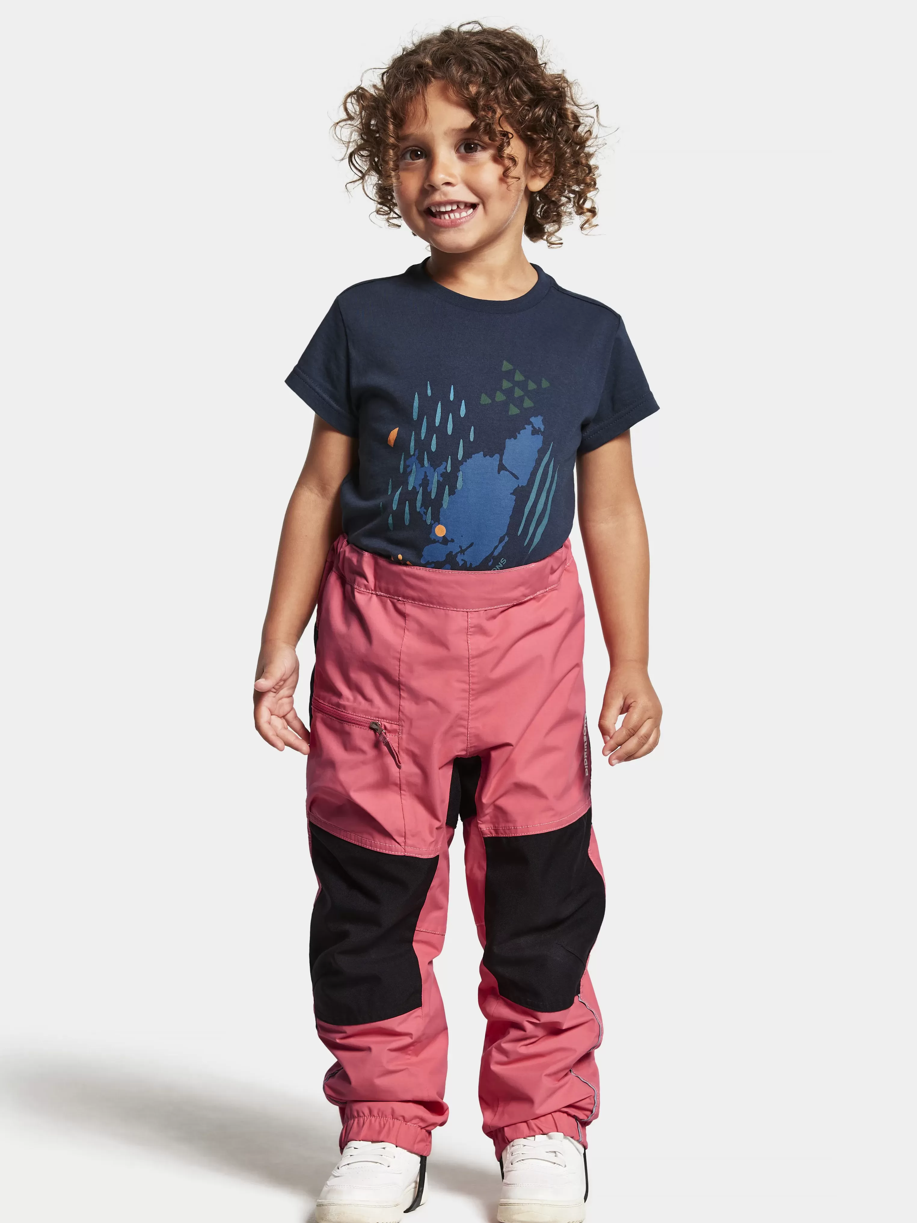 Didriksons Dusk Kids' Pants>Barn Överdragsbyxor & Regnbyxor