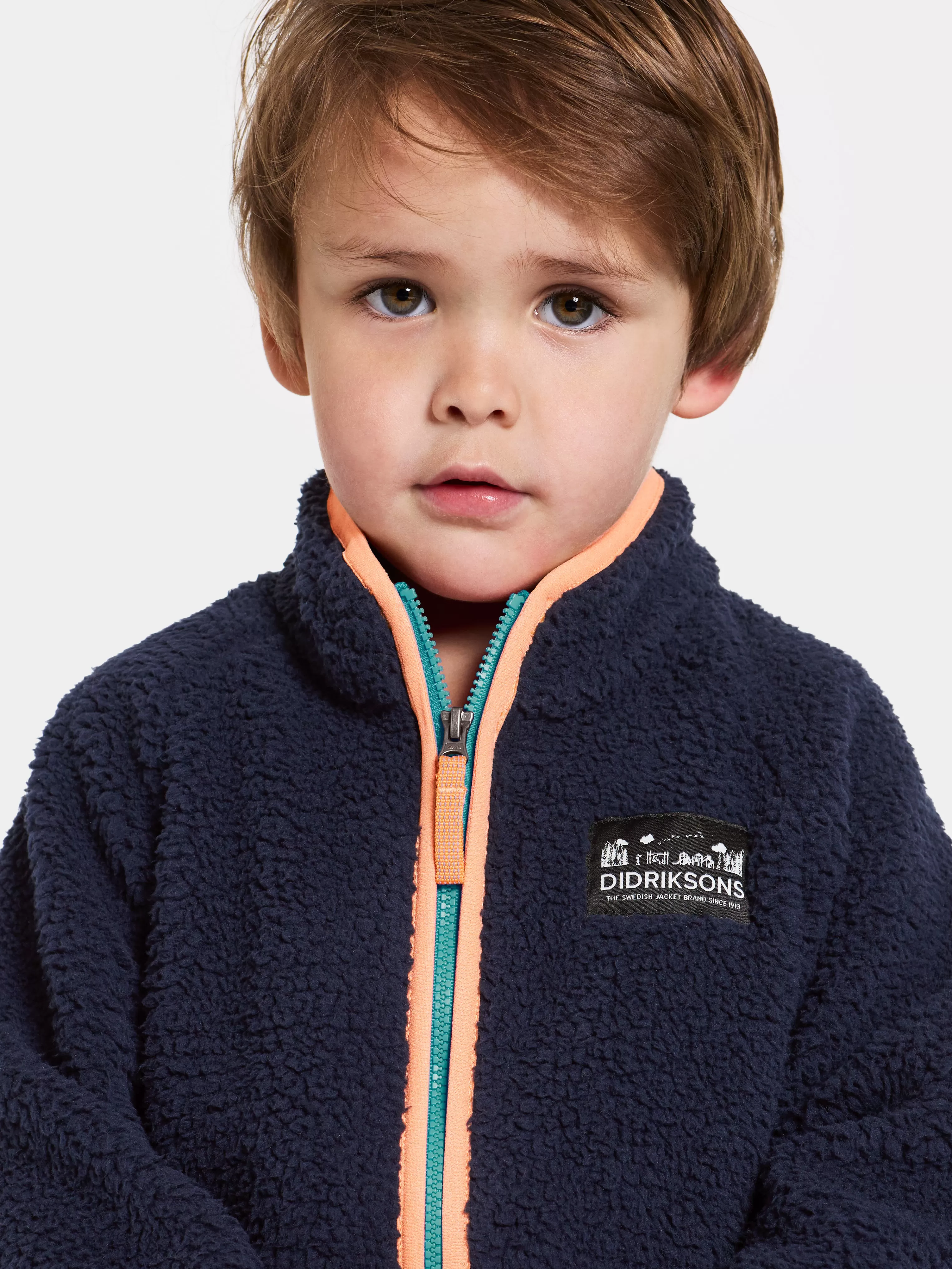 Didriksons Gibbs Kids' Full-Zip>Barn Fleecetröjor & Mellanlager