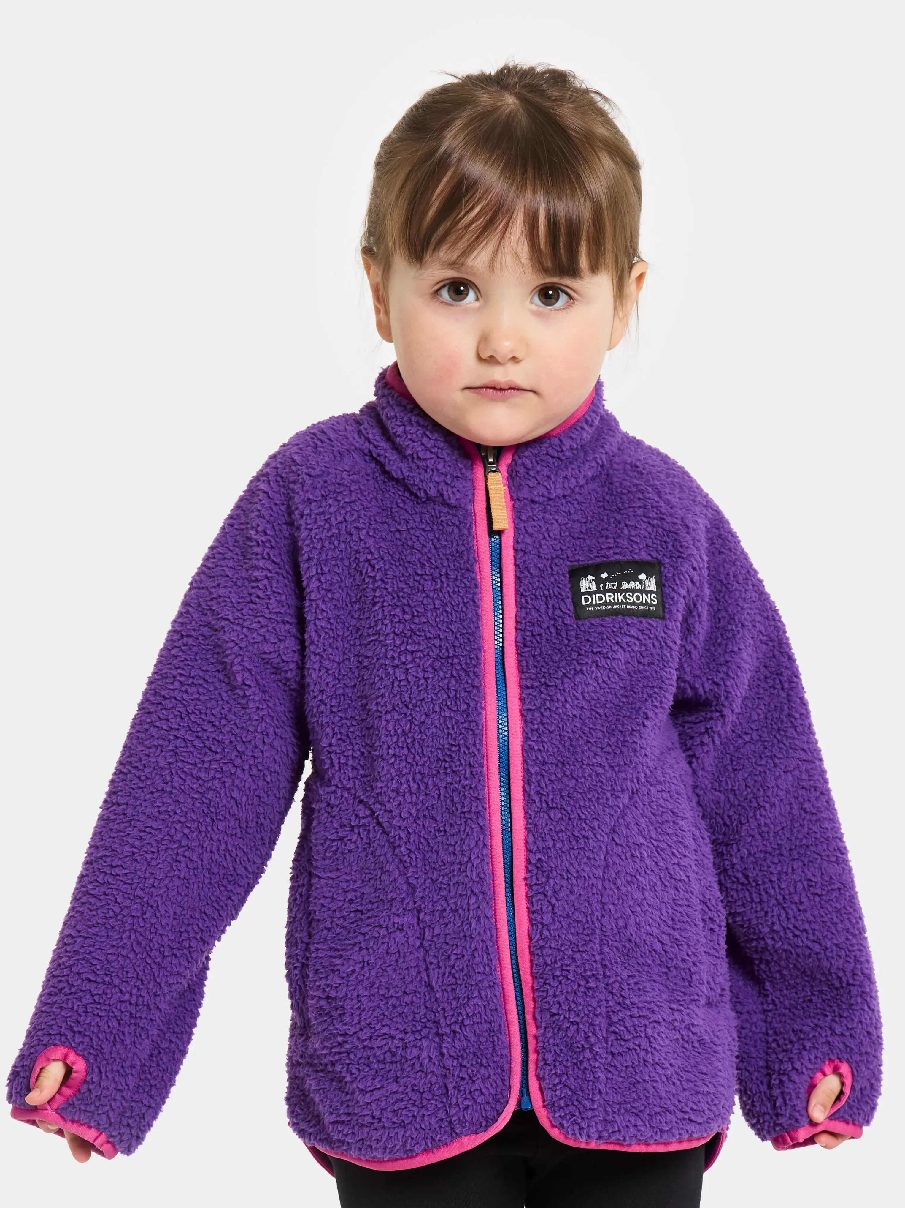 Didriksons Gibbs Kids' Full-Zip>Barn Fleecetröjor & Mellanlager