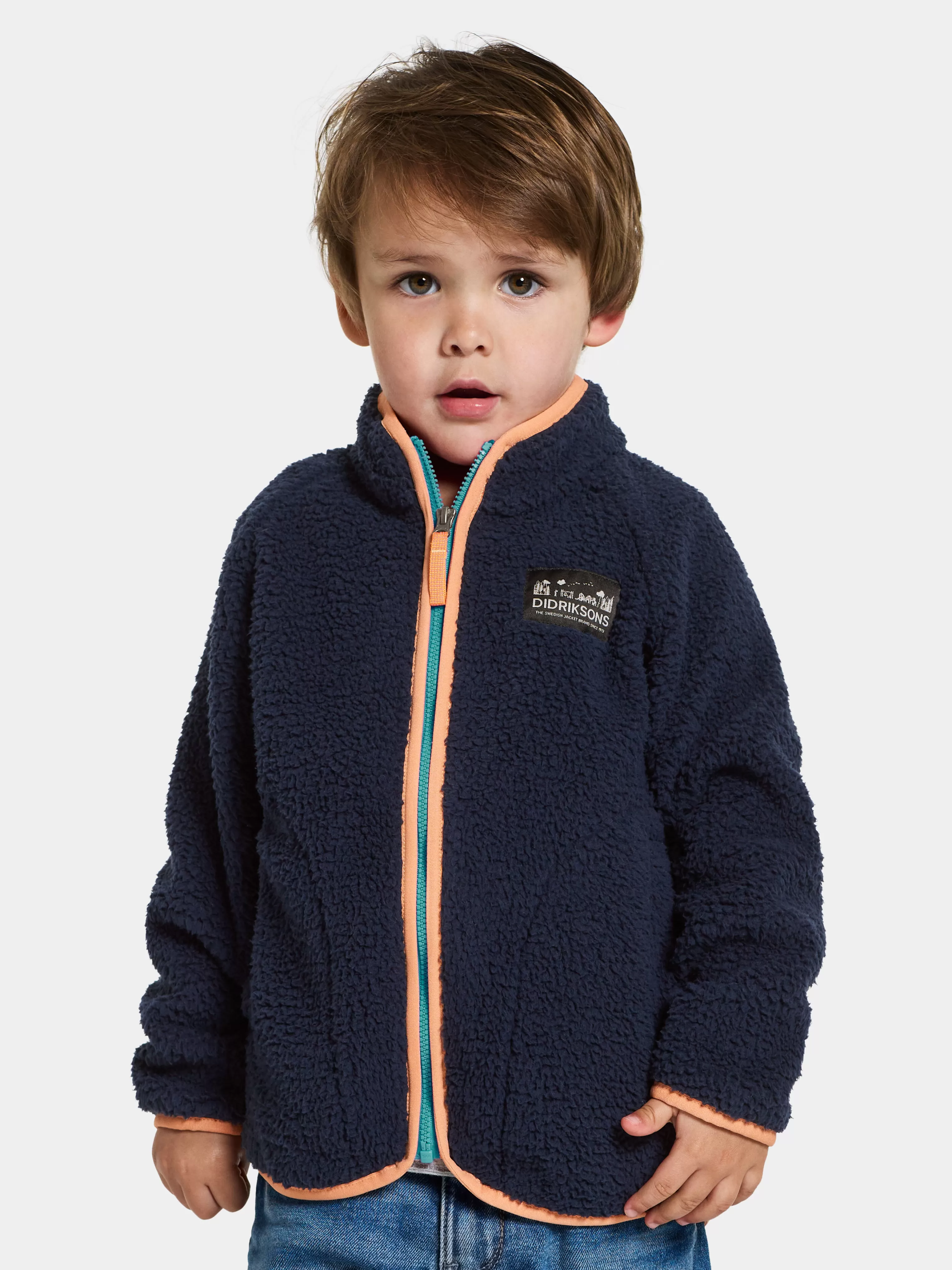 Didriksons Gibbs Kids' Full-Zip>Barn Fleecetröjor & Mellanlager