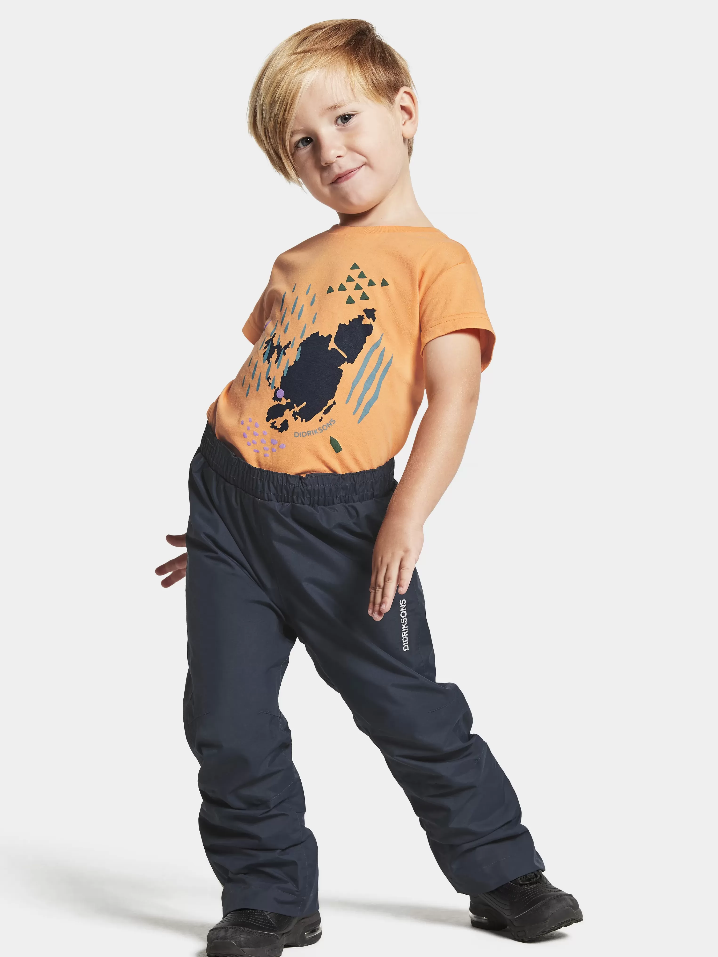 Didriksons Idur Kids' Pants>Barn Överdragsbyxor & Regnbyxor