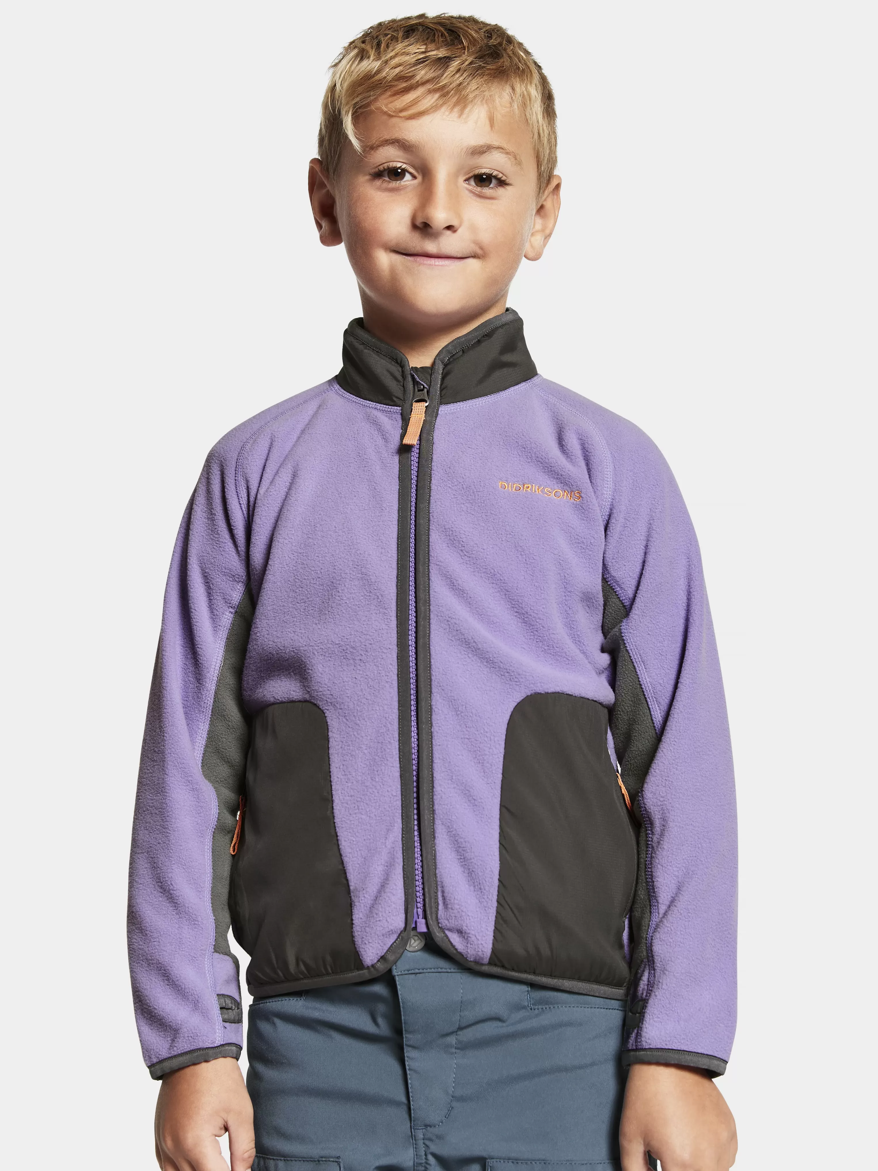 Didriksons Ljung Kids' Full-Zip>Barn Fleecetröjor & Mellanlager