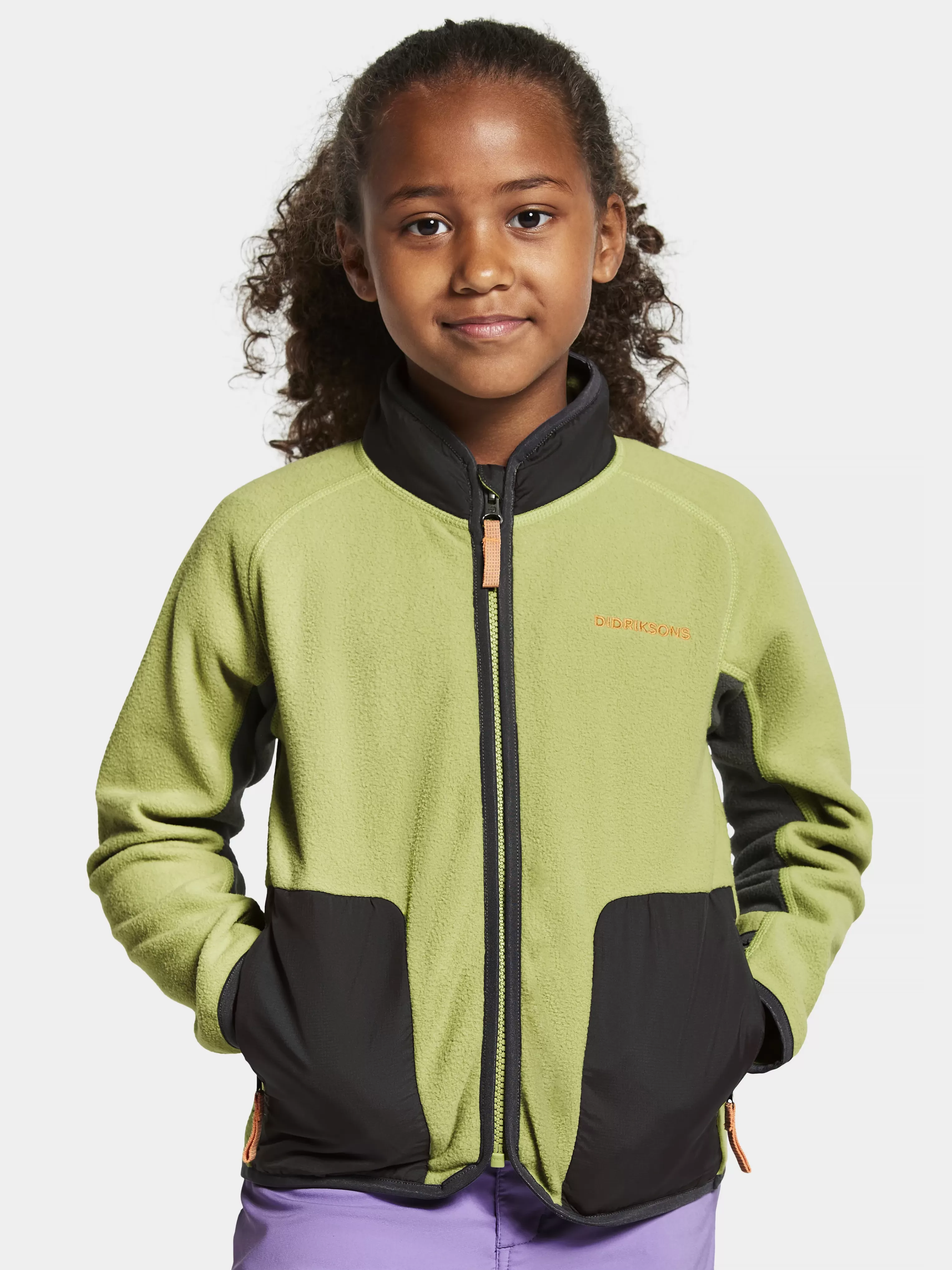 Didriksons Ljung Kids' Full-Zip>Barn Fleecetröjor & Mellanlager