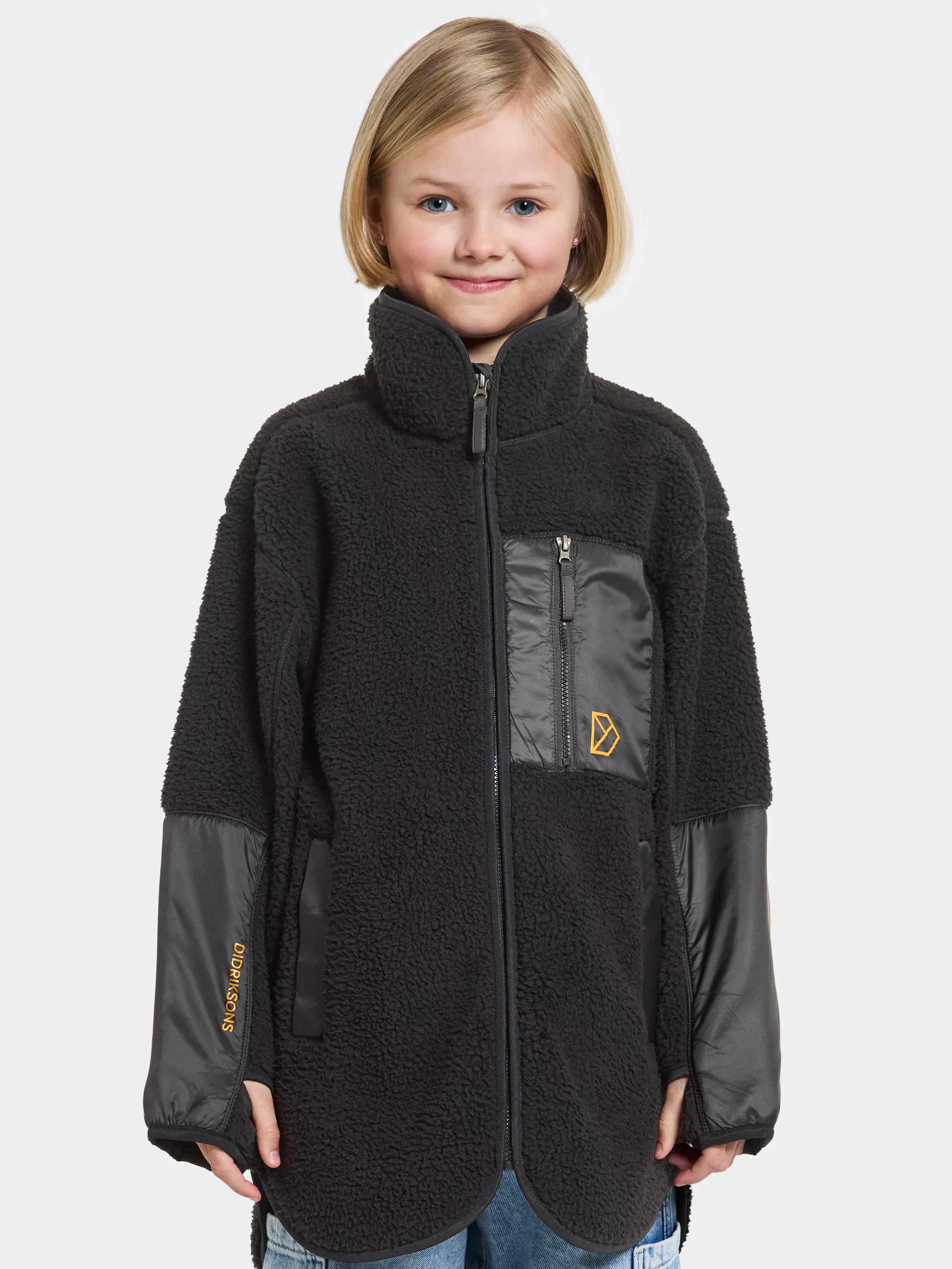 Didriksons Marmor Kids' Full-Zip Long>Barn Fleecetröjor & Mellanlager