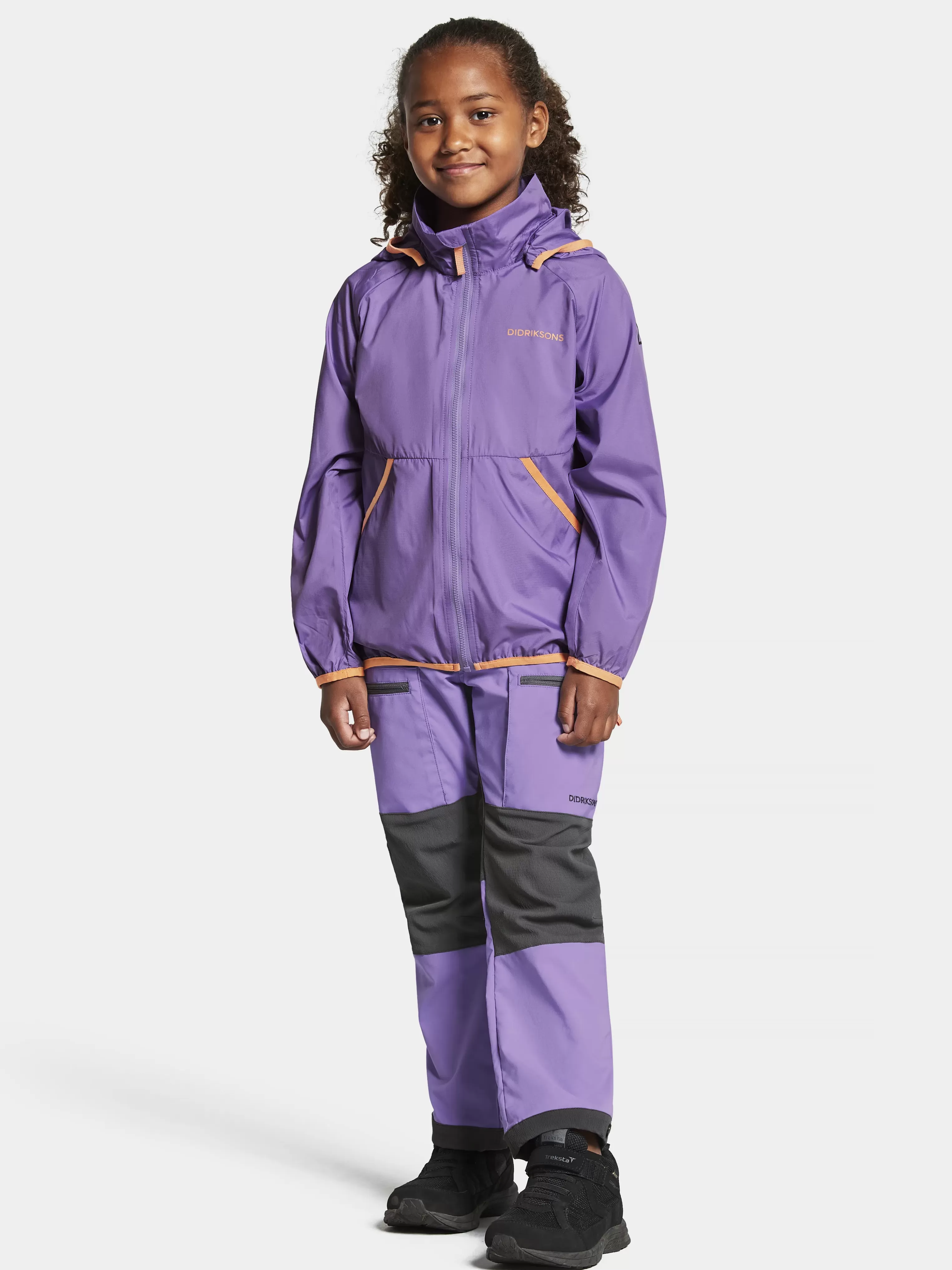 Didriksons Maskros Kids' Packable Jacket>Barn Varjackor