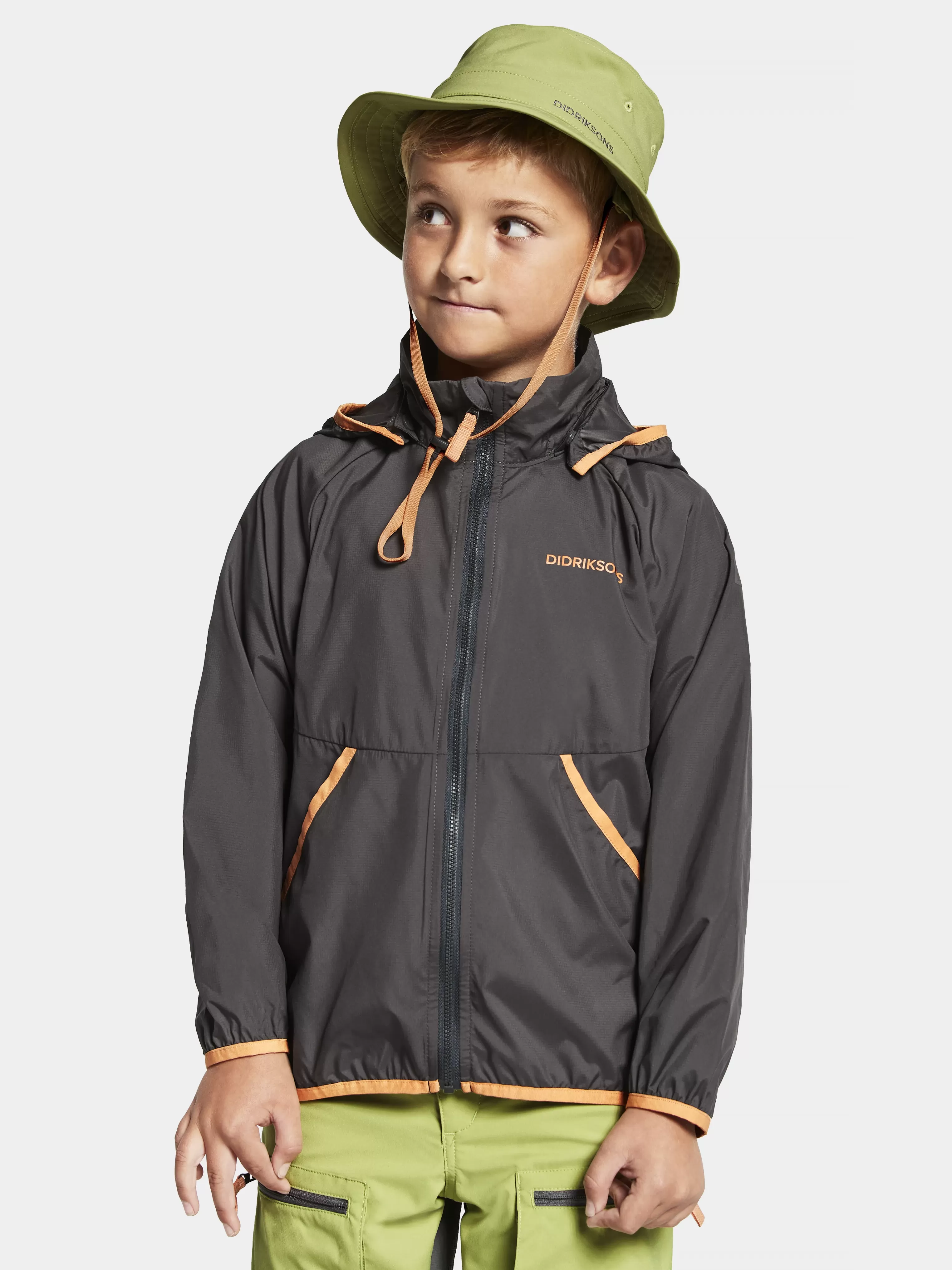 Didriksons Maskros Kids' Packable Jacket>Barn Varjackor