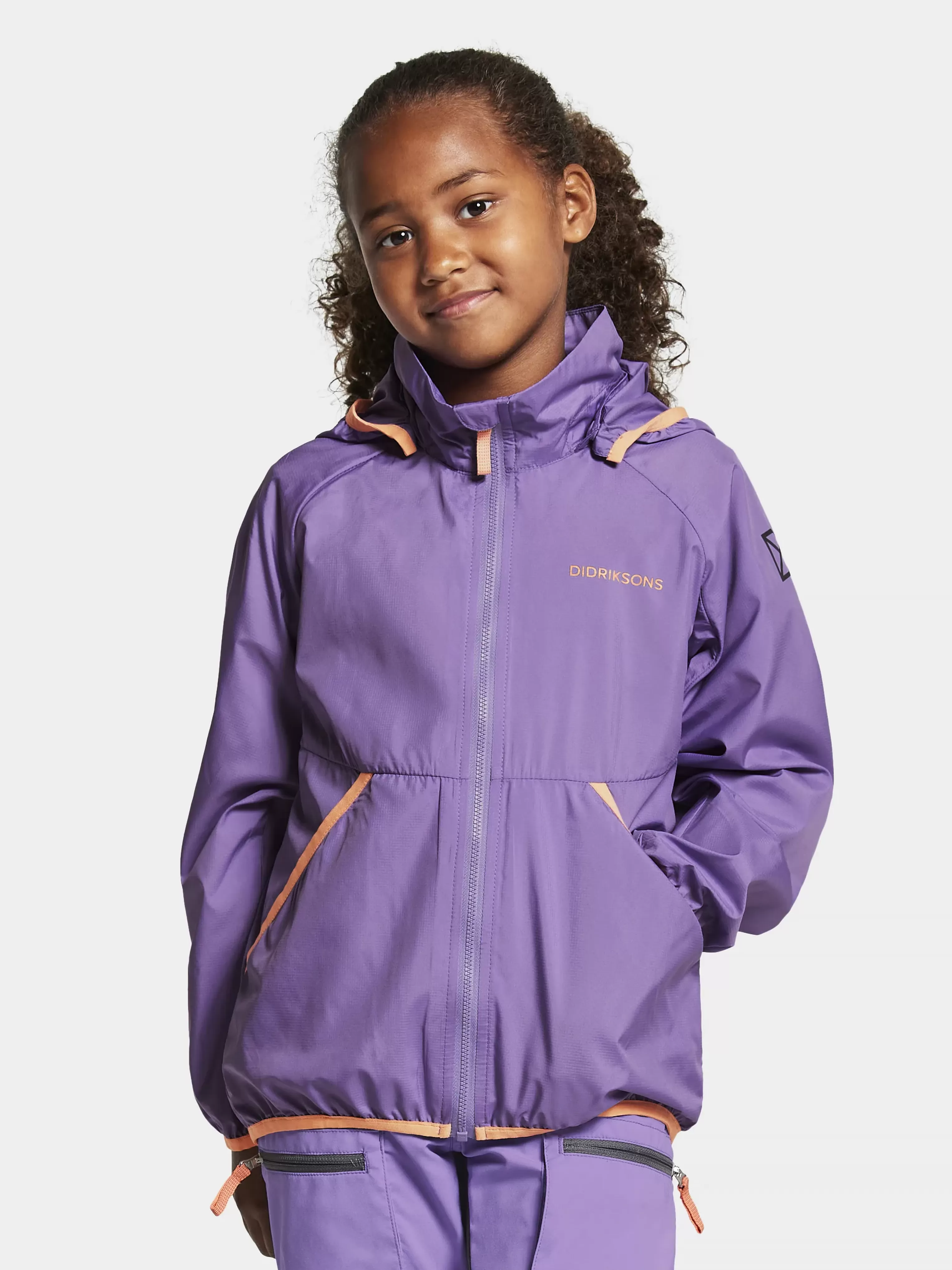 Didriksons Maskros Kids' Packable Jacket>Barn Varjackor