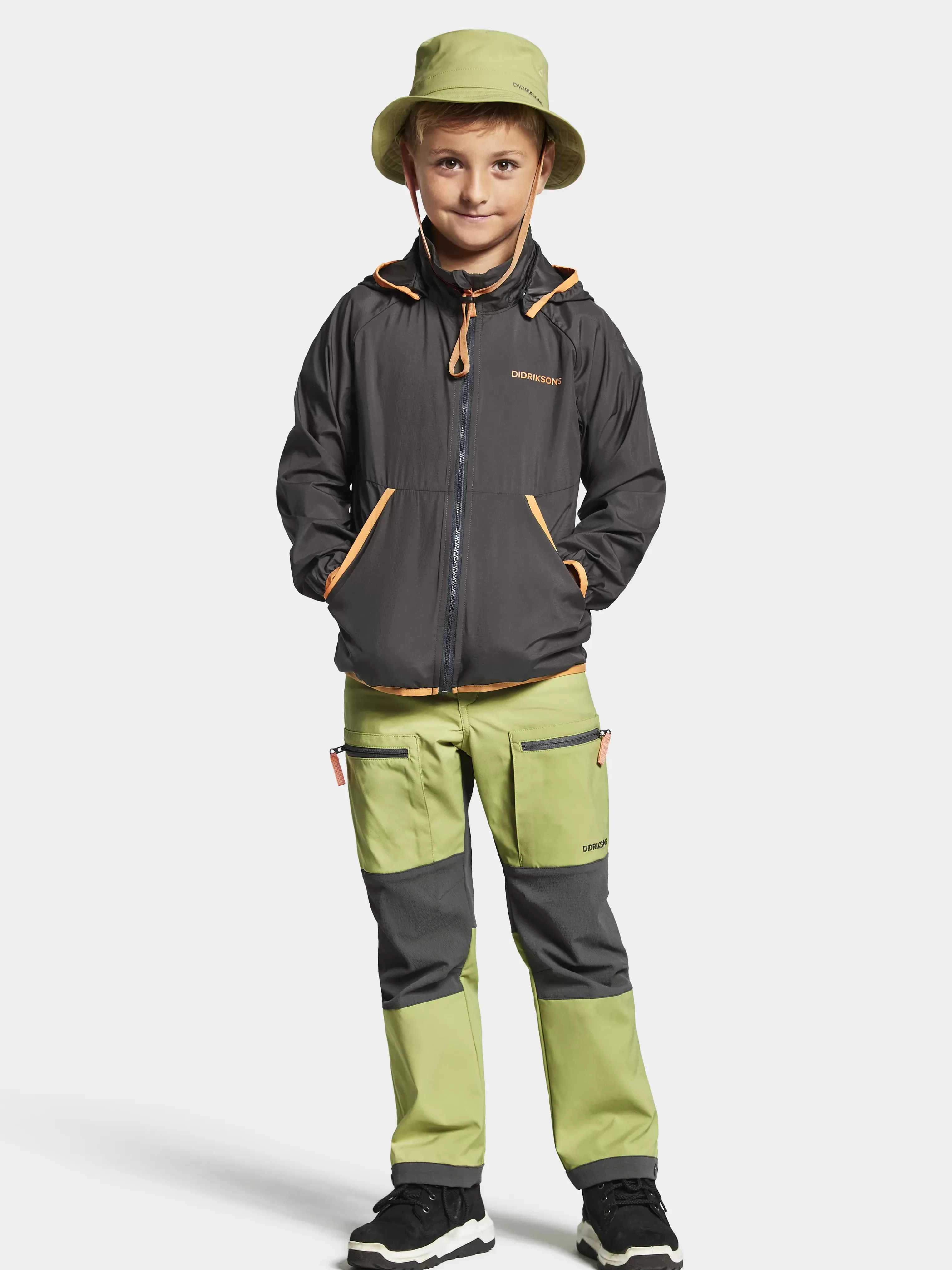 Didriksons Maskros Kids' Packable Jacket>Barn Varjackor