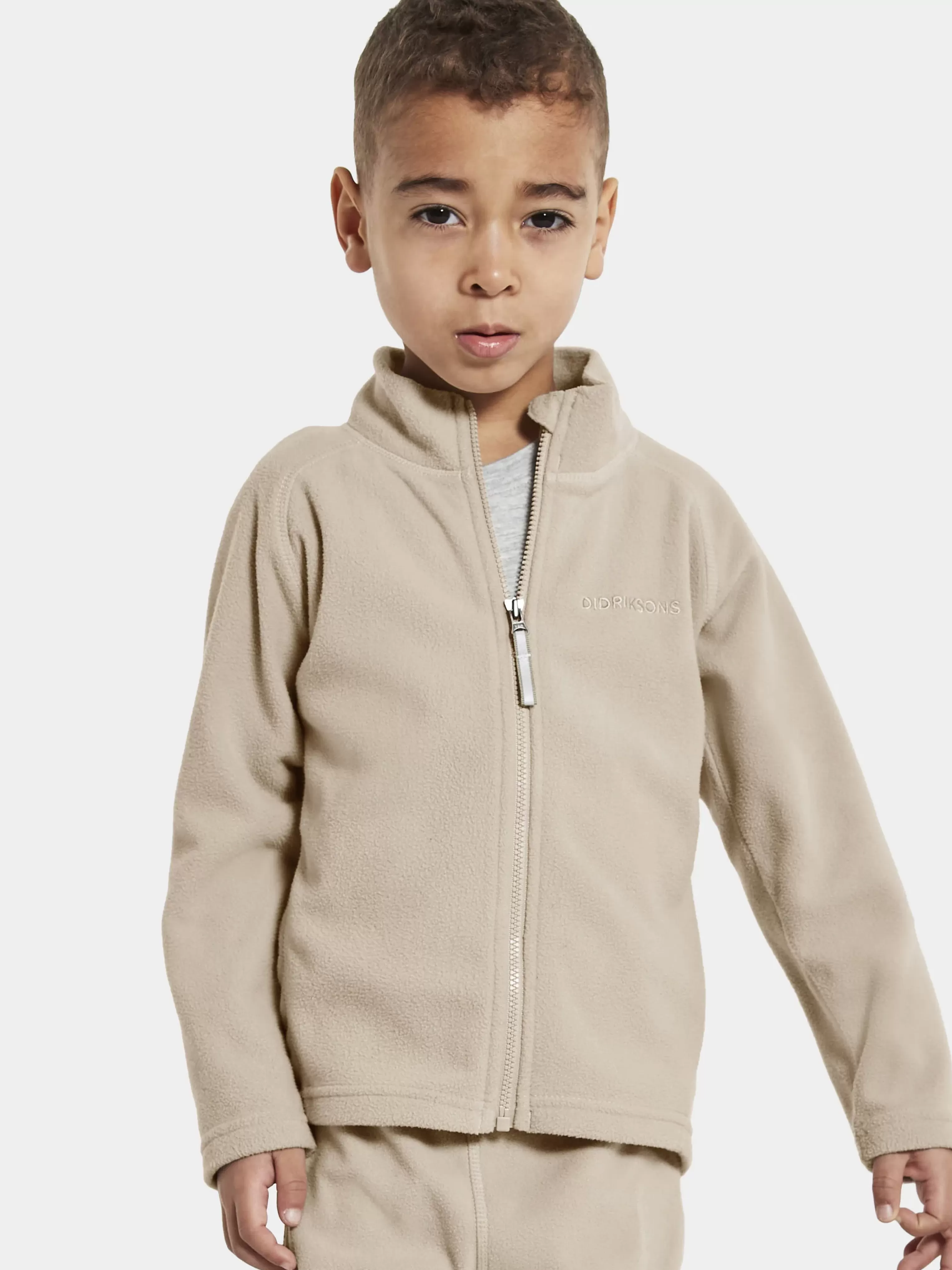 Didriksons Monte Kids' Full-Zip>Barn Fleecetröjor & Mellanlager