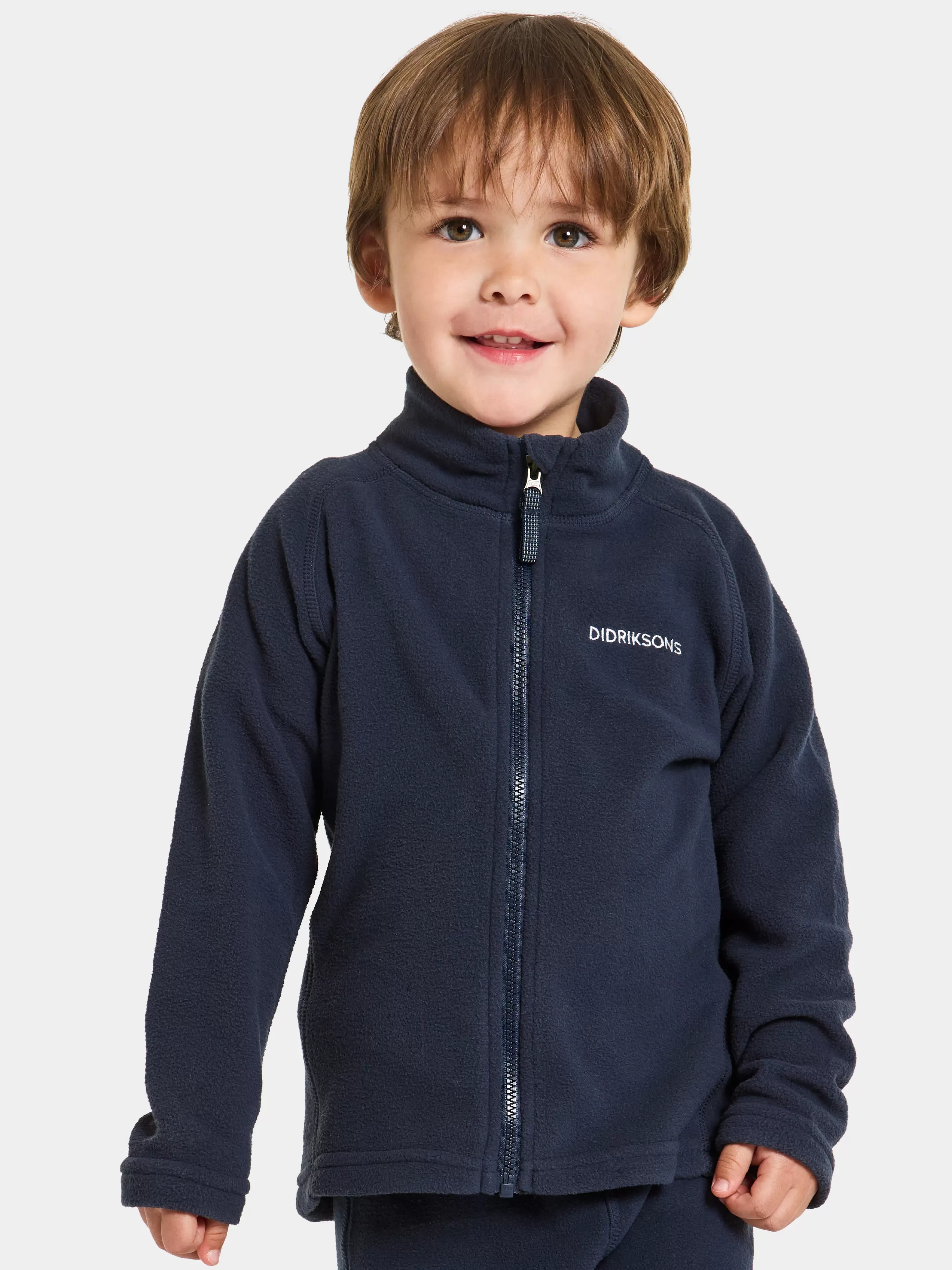 Didriksons Monte Kid's Full-Zip>Barn Fleecetröjor & Mellanlager