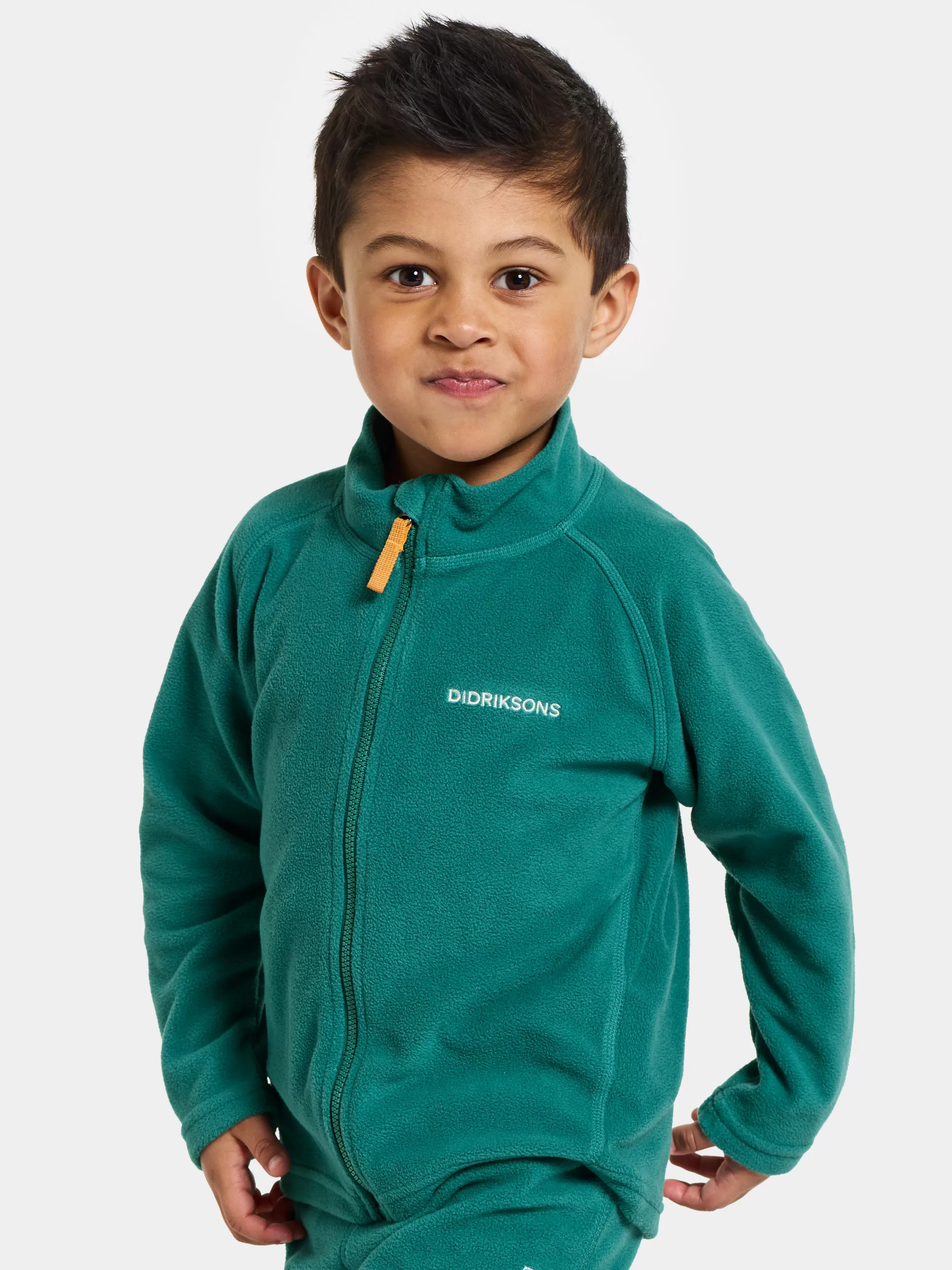 Didriksons Monte Kids' Full-Zip>Barn Fleecetröjor & Mellanlager