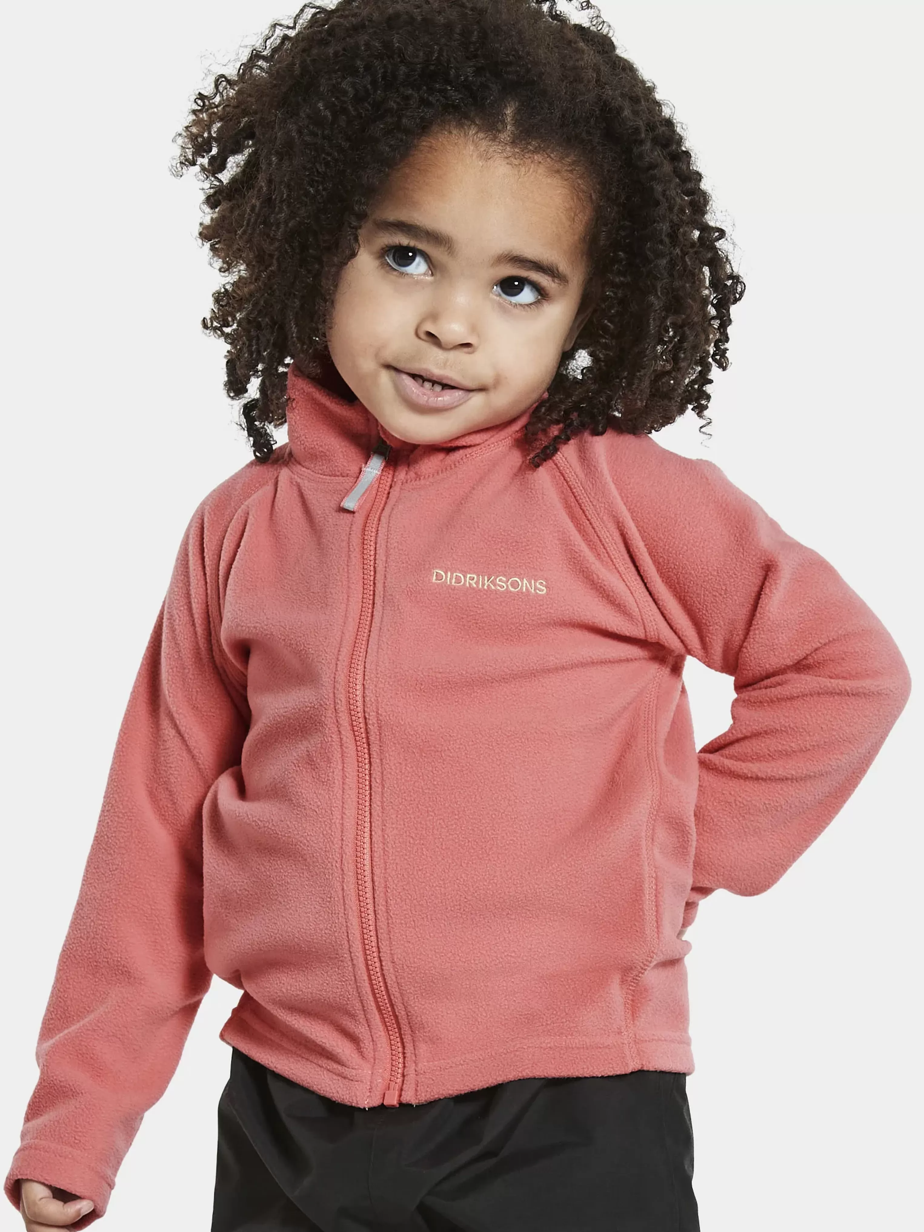 Didriksons Monte Kids' Full-Zip>Barn Fleecetröjor & Mellanlager