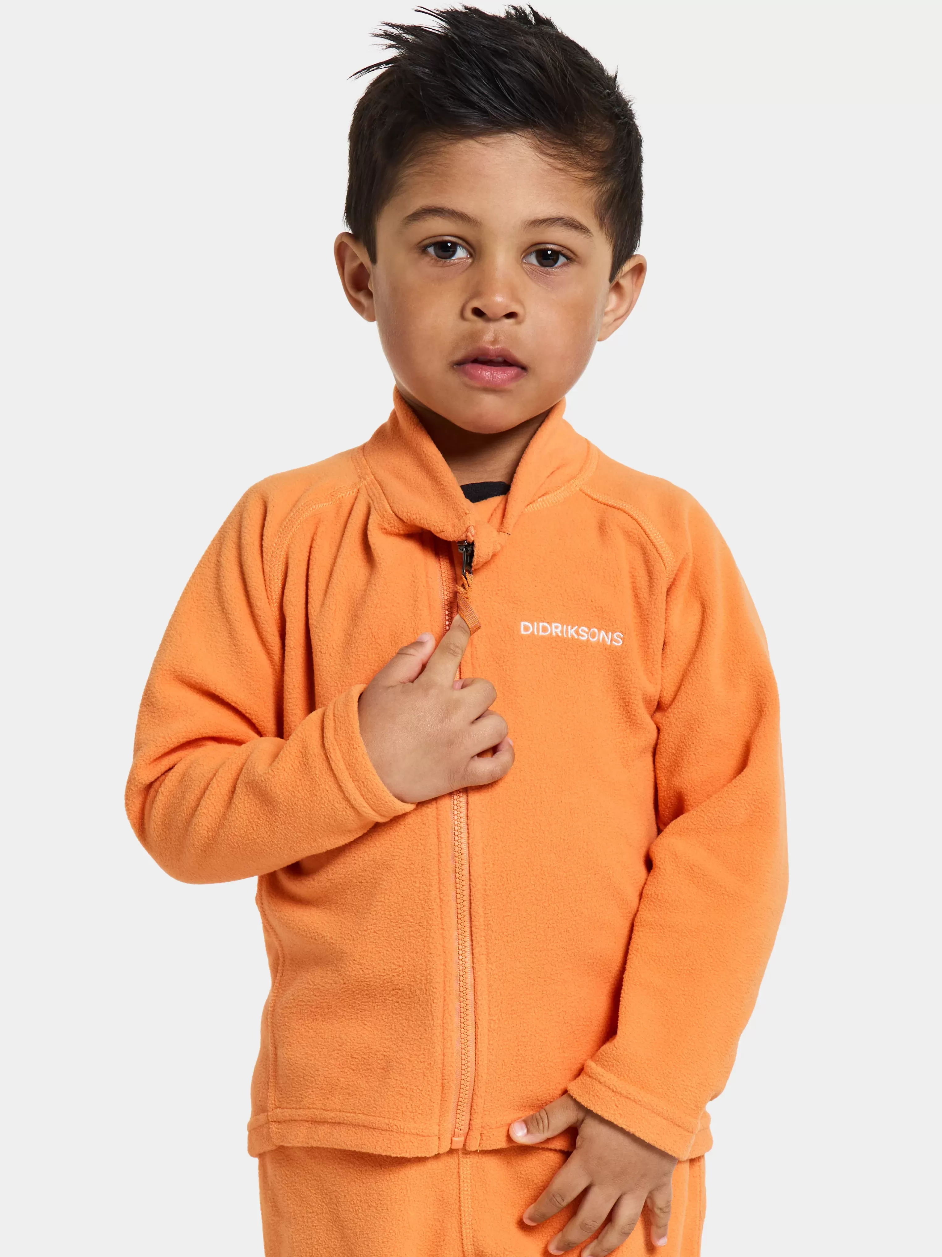 Didriksons Monte Kids' Full-Zip>Barn Fleecetröjor & Mellanlager