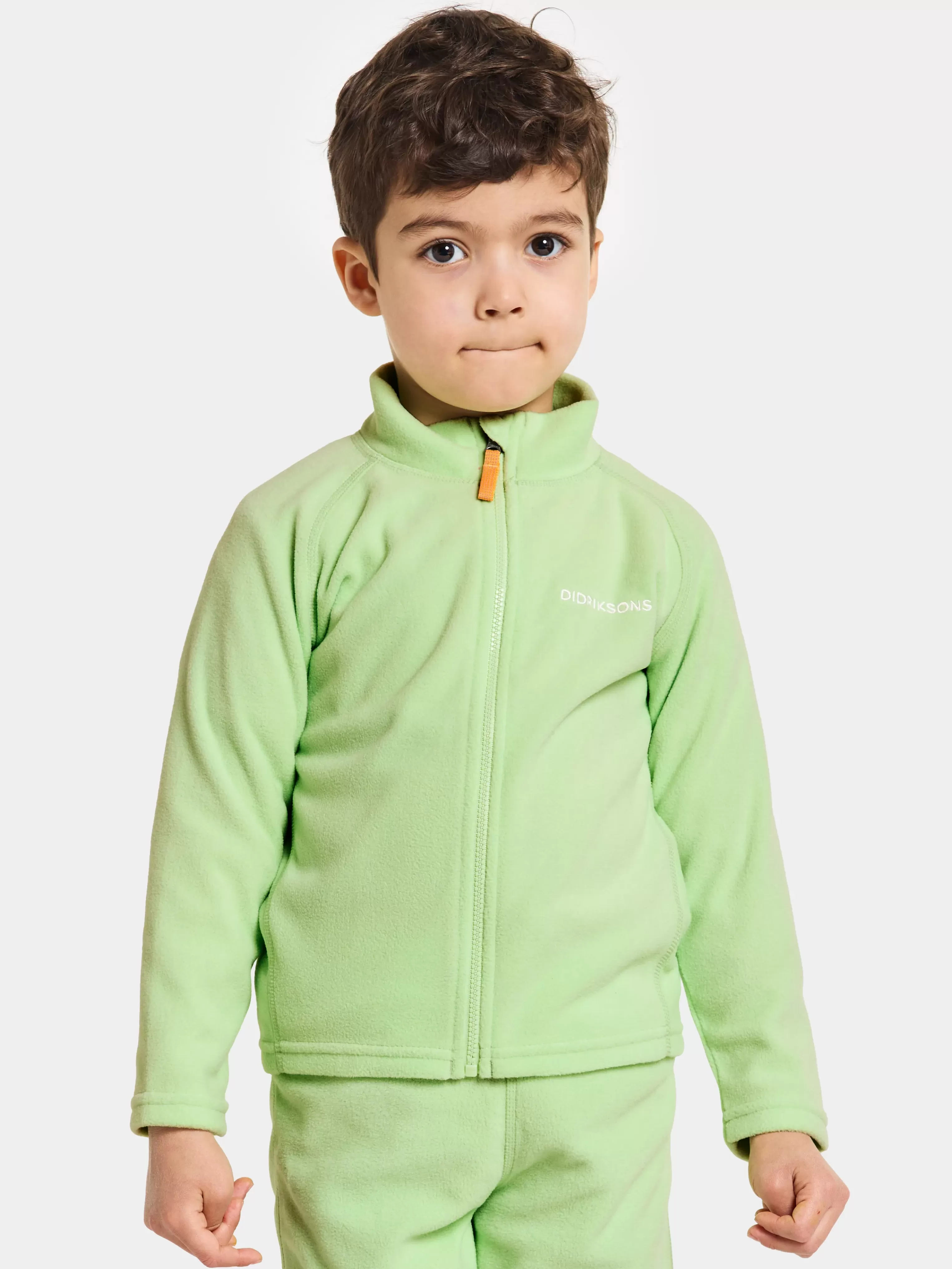 Didriksons Monte Kids' Full-Zip>Barn Fleecetröjor & Mellanlager