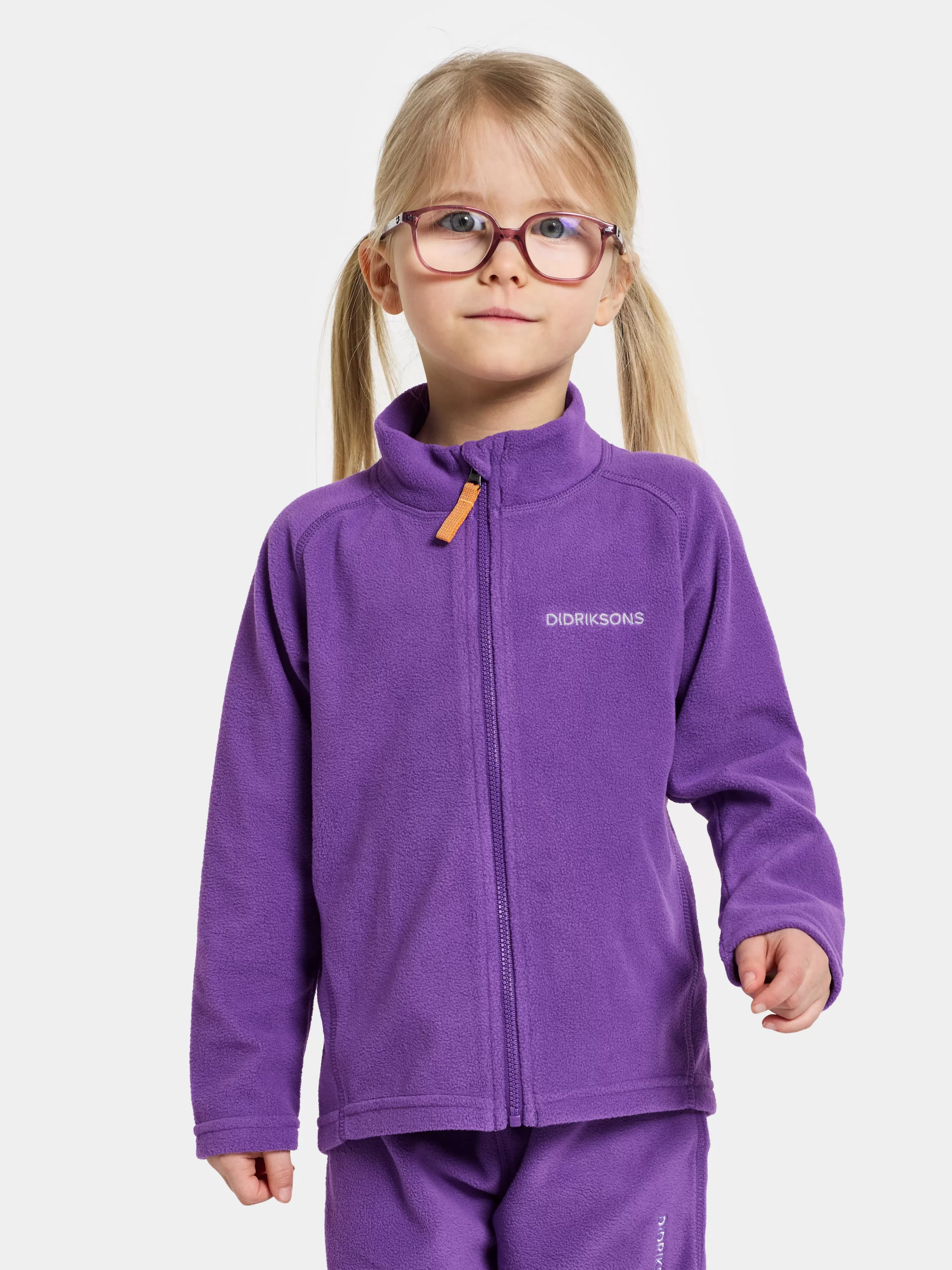 Didriksons Monte Kids' Full-Zip>Barn Fleecetröjor & Mellanlager