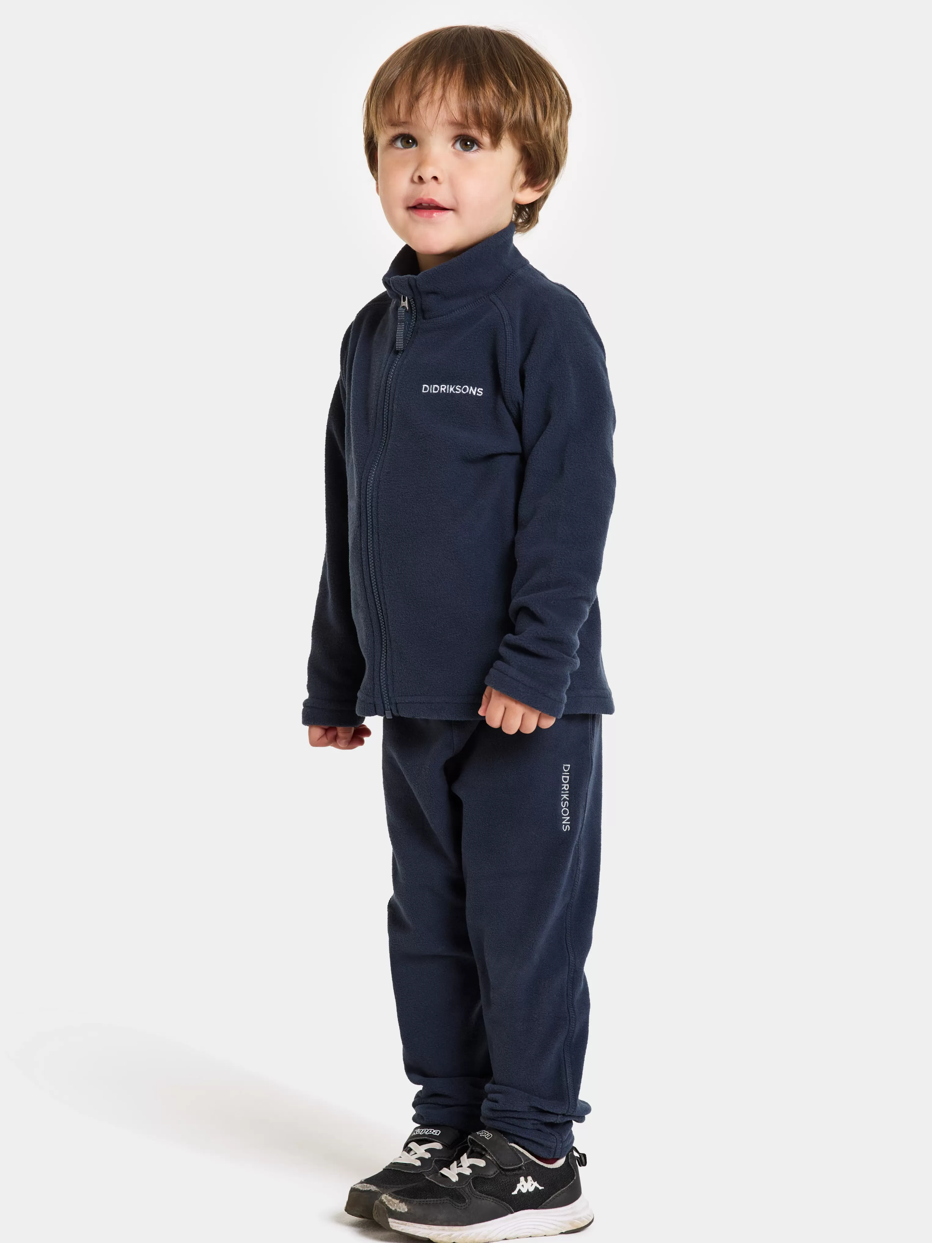 Didriksons Monte Kid's Full-Zip>Barn Fleecetröjor & Mellanlager