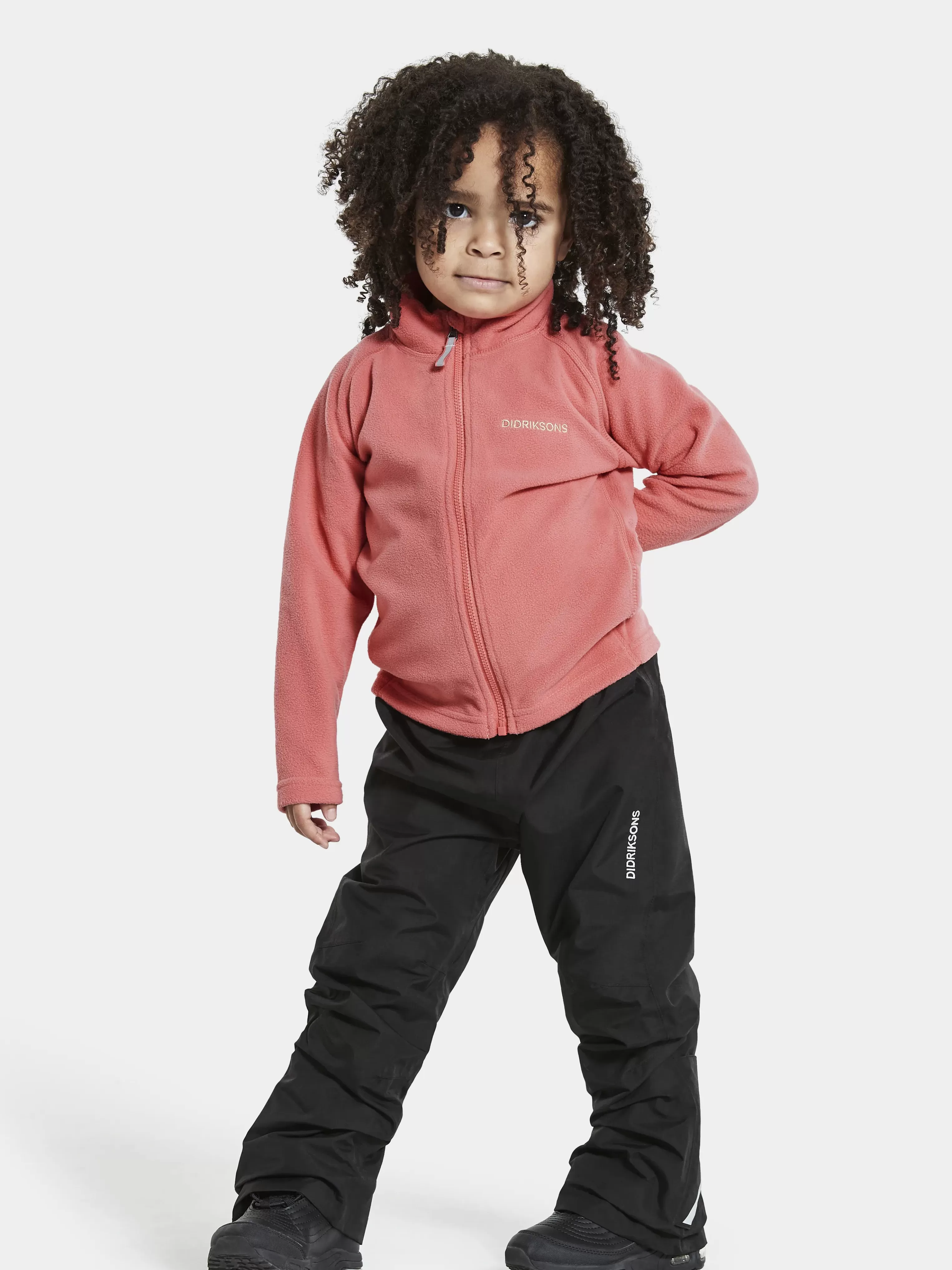 Didriksons Monte Kids' Full-Zip>Barn Fleecetröjor & Mellanlager