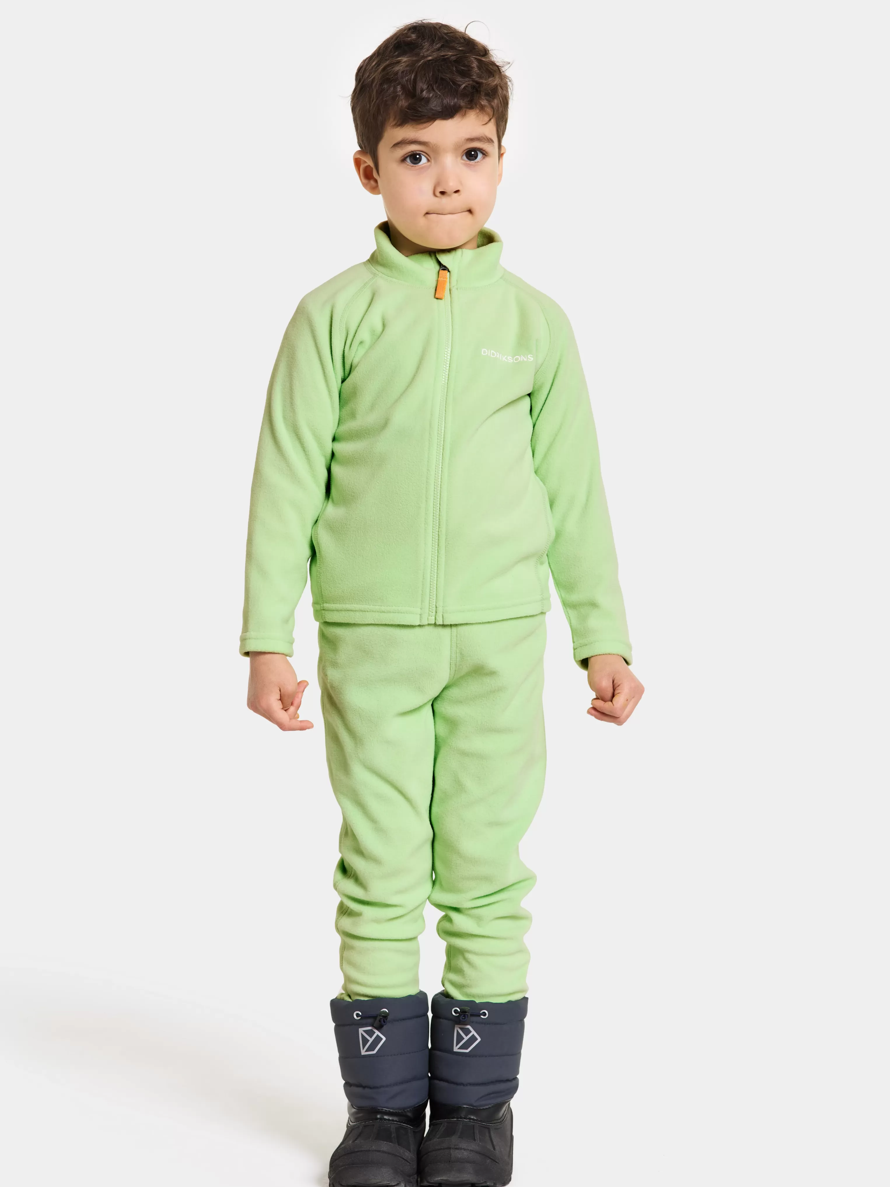 Didriksons Monte Kids' Full-Zip>Barn Fleecetröjor & Mellanlager