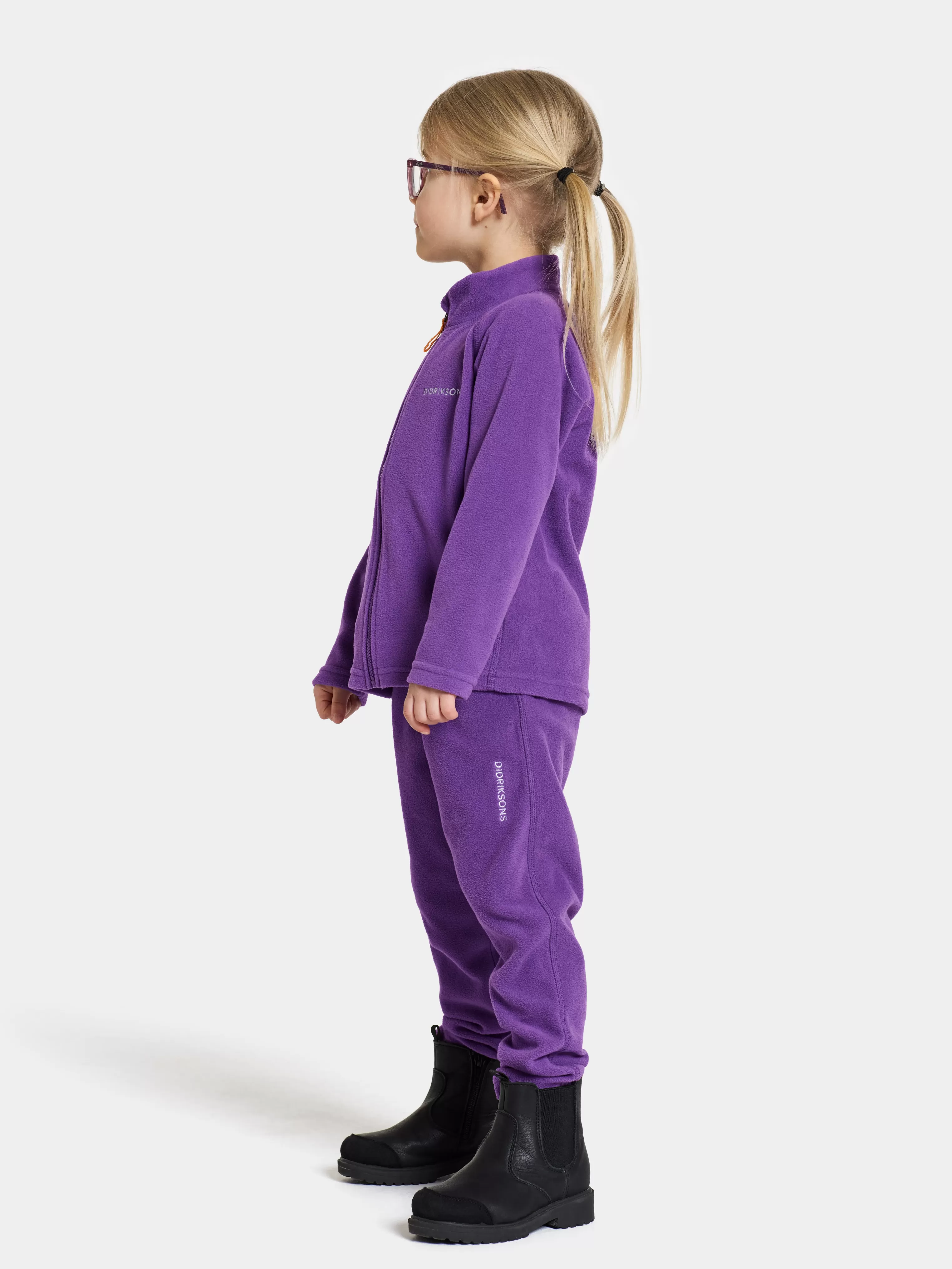 Didriksons Monte Kids' Full-Zip>Barn Fleecetröjor & Mellanlager