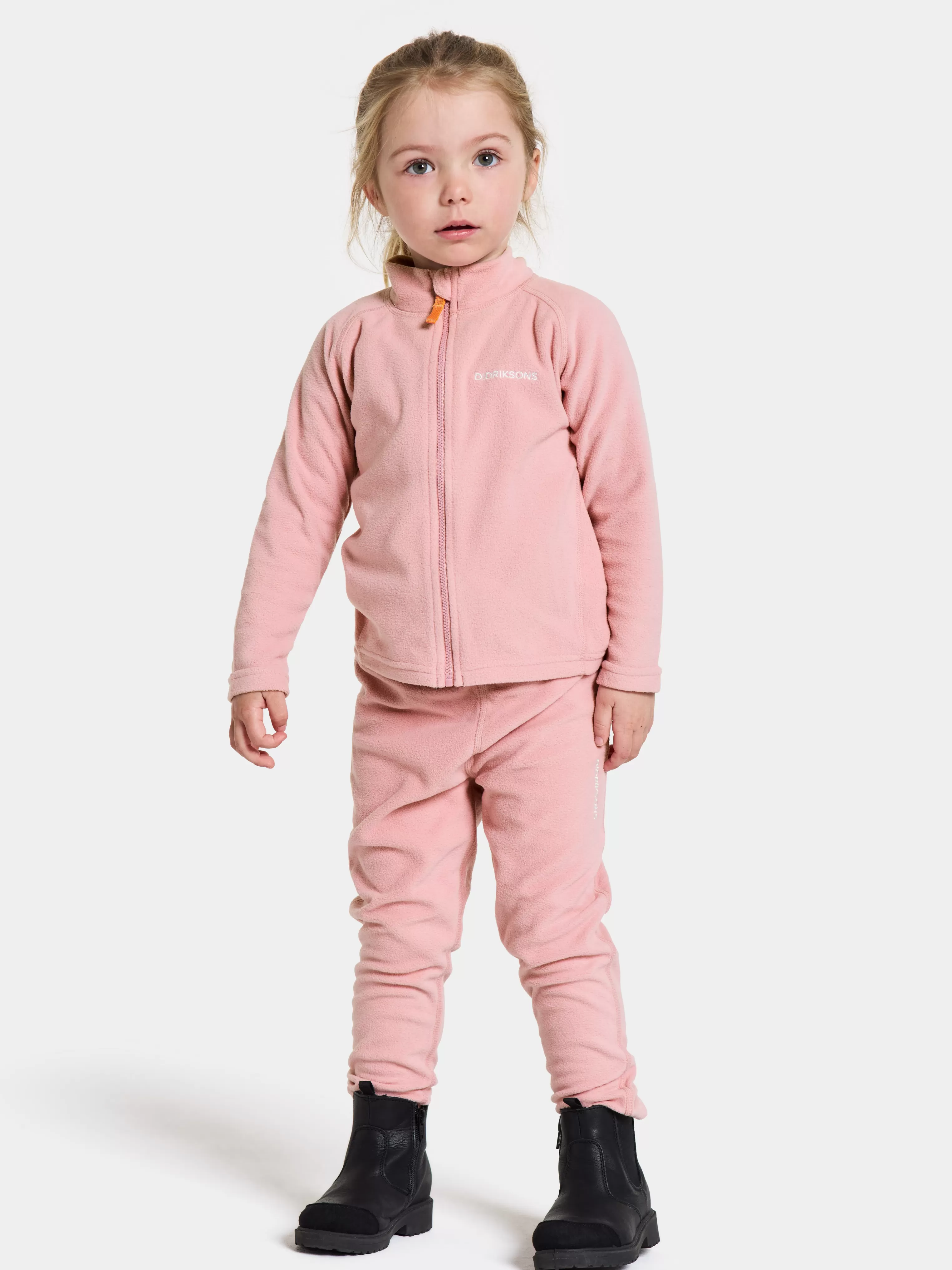 Didriksons Monte Kids' Full-Zip>Barn Fleecetröjor & Mellanlager