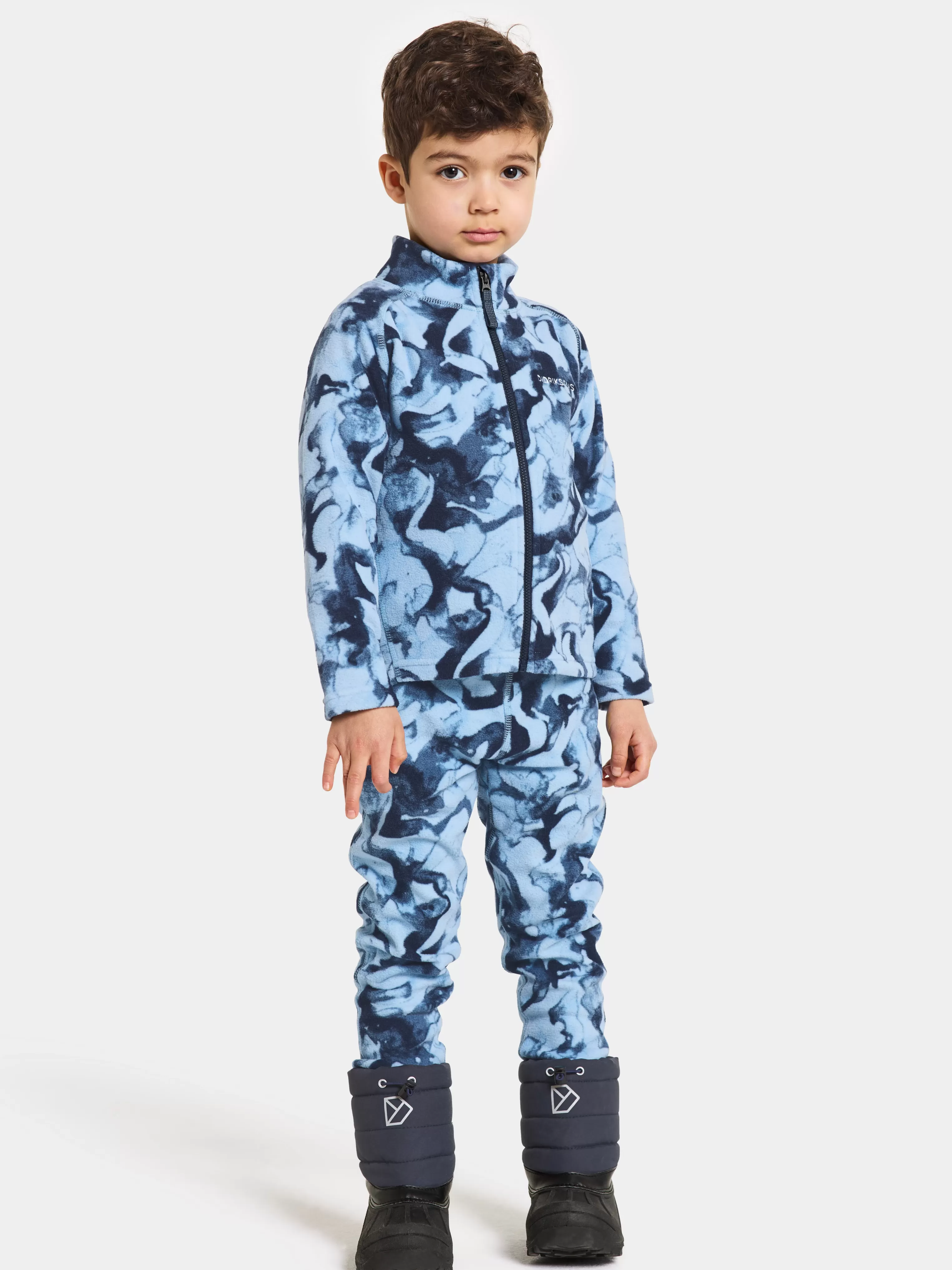 Didriksons Monte Kids' Pants Printed>Barn Mjukisbyxor