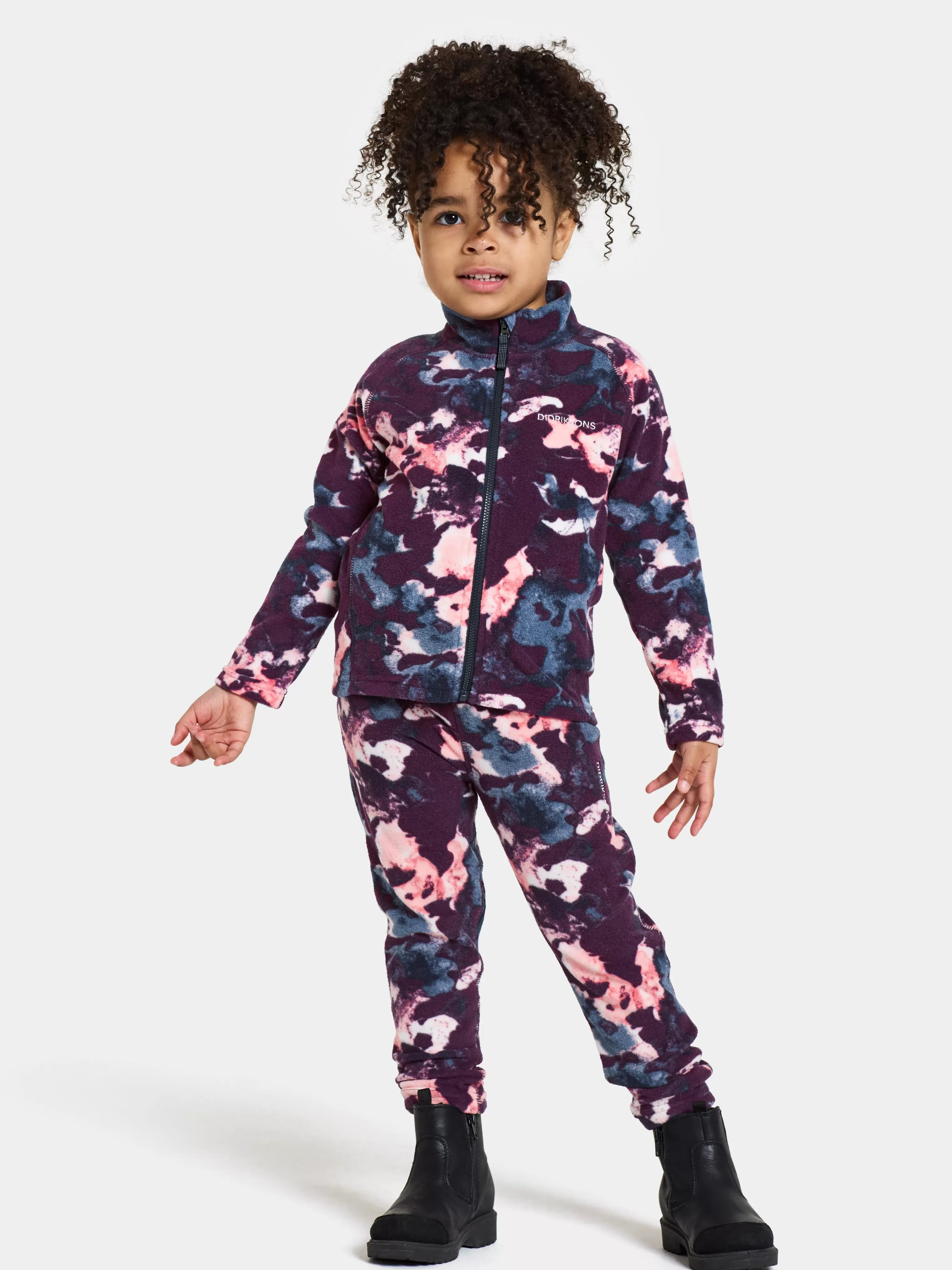 Didriksons Monte Kids' Pants Printed>Barn Mjukisbyxor