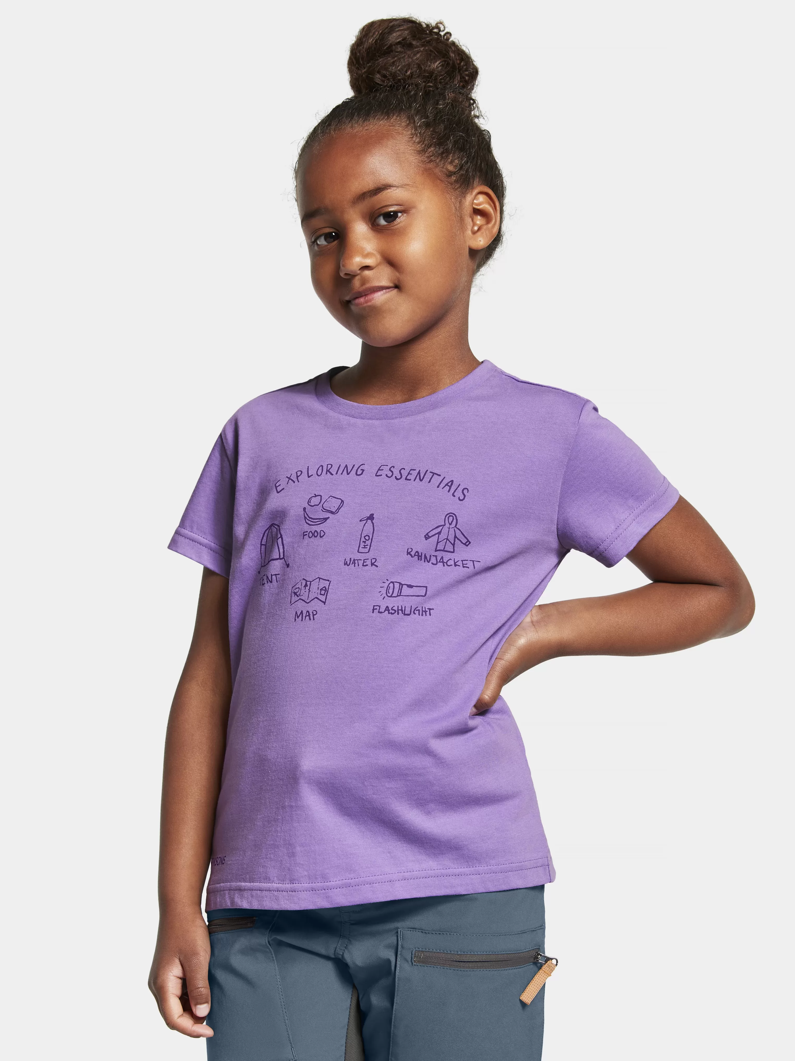 Didriksons Mynta Kids' Logo T-Shirt>Barn Tröjor & T-Shirts