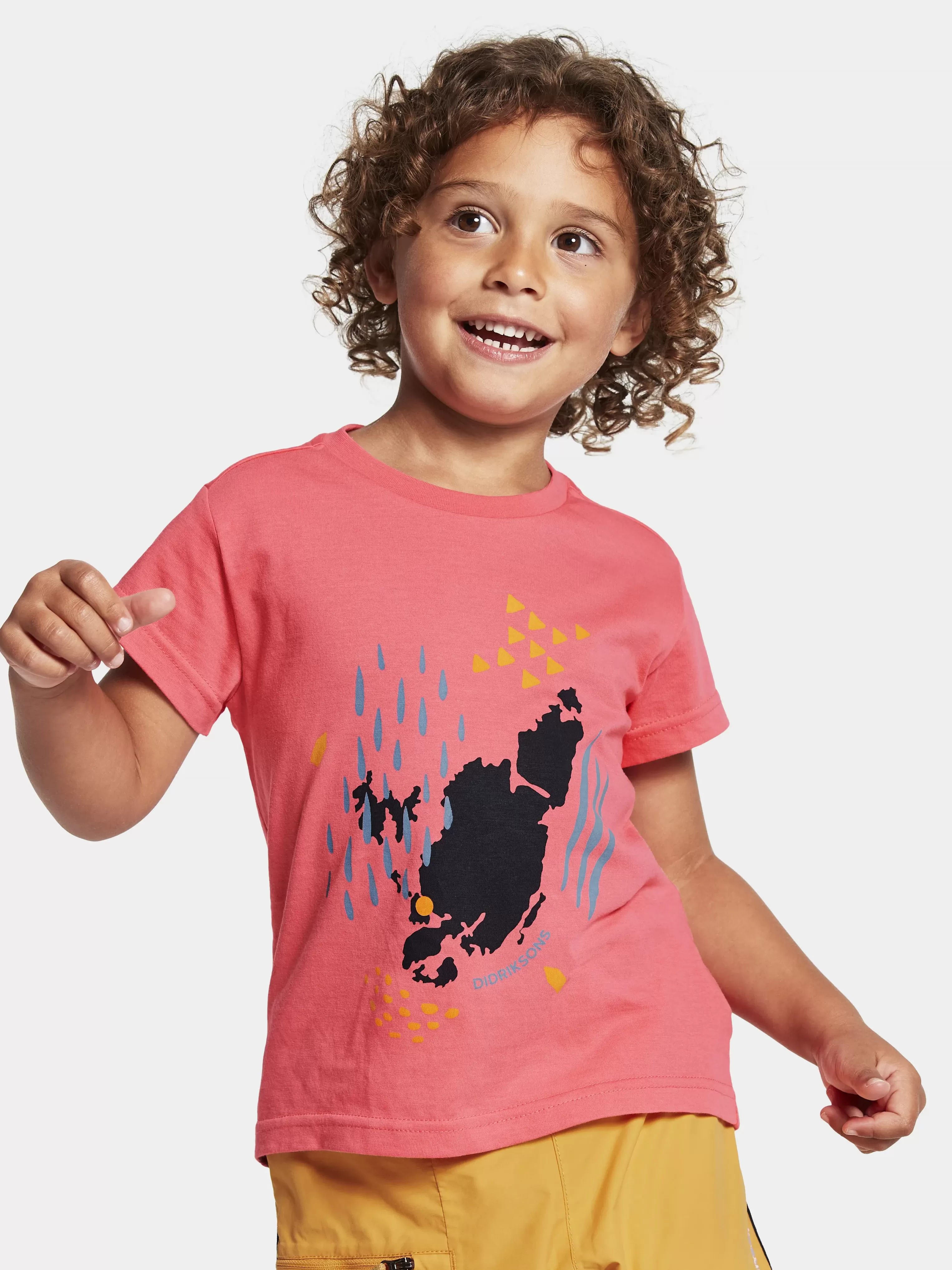 Didriksons Mynta Kids' Logo T-Shirt>Barn Tröjor & T-Shirts