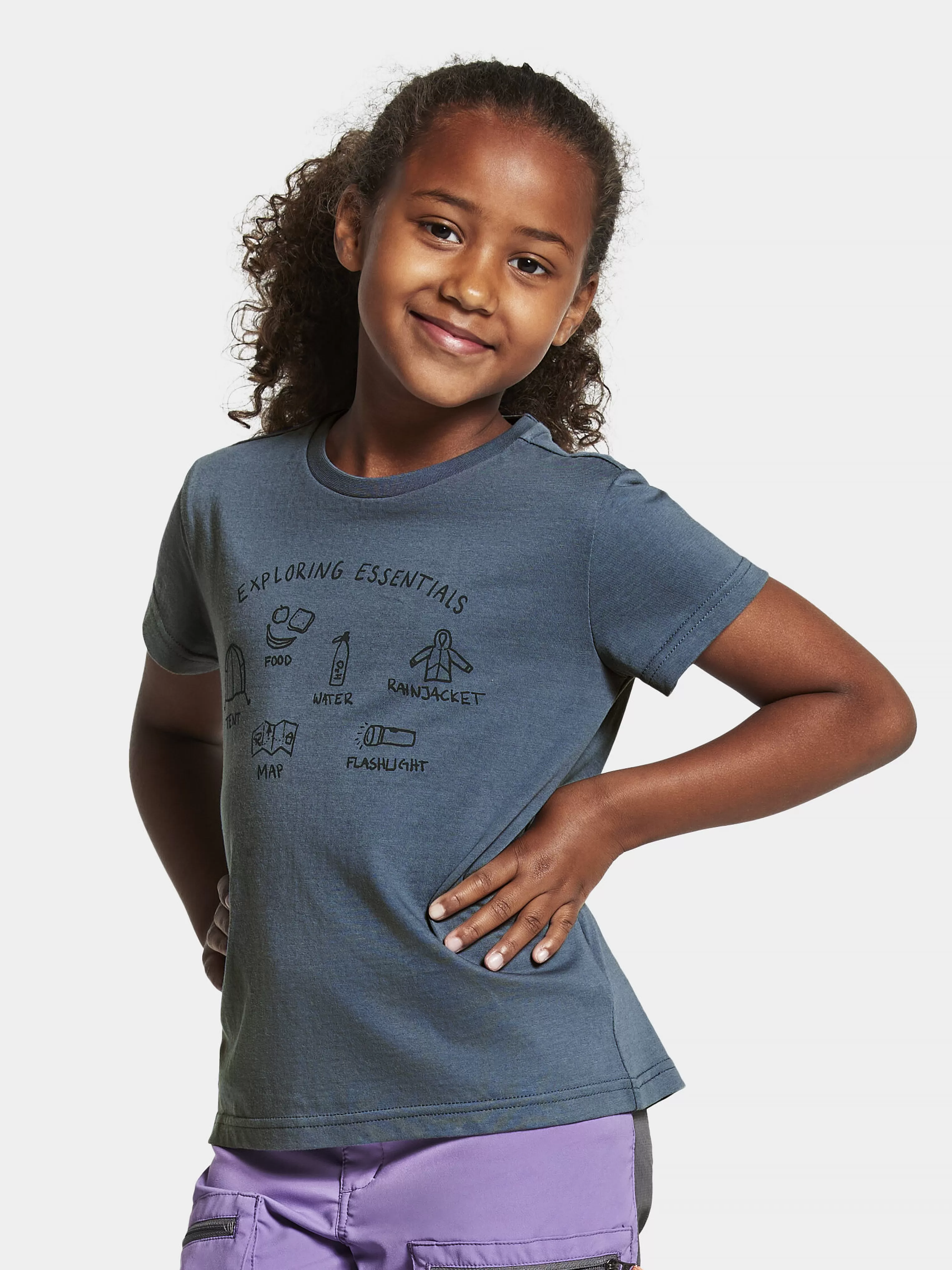 Didriksons Mynta Kids' Logo T-Shirt>Barn Tröjor & T-Shirts