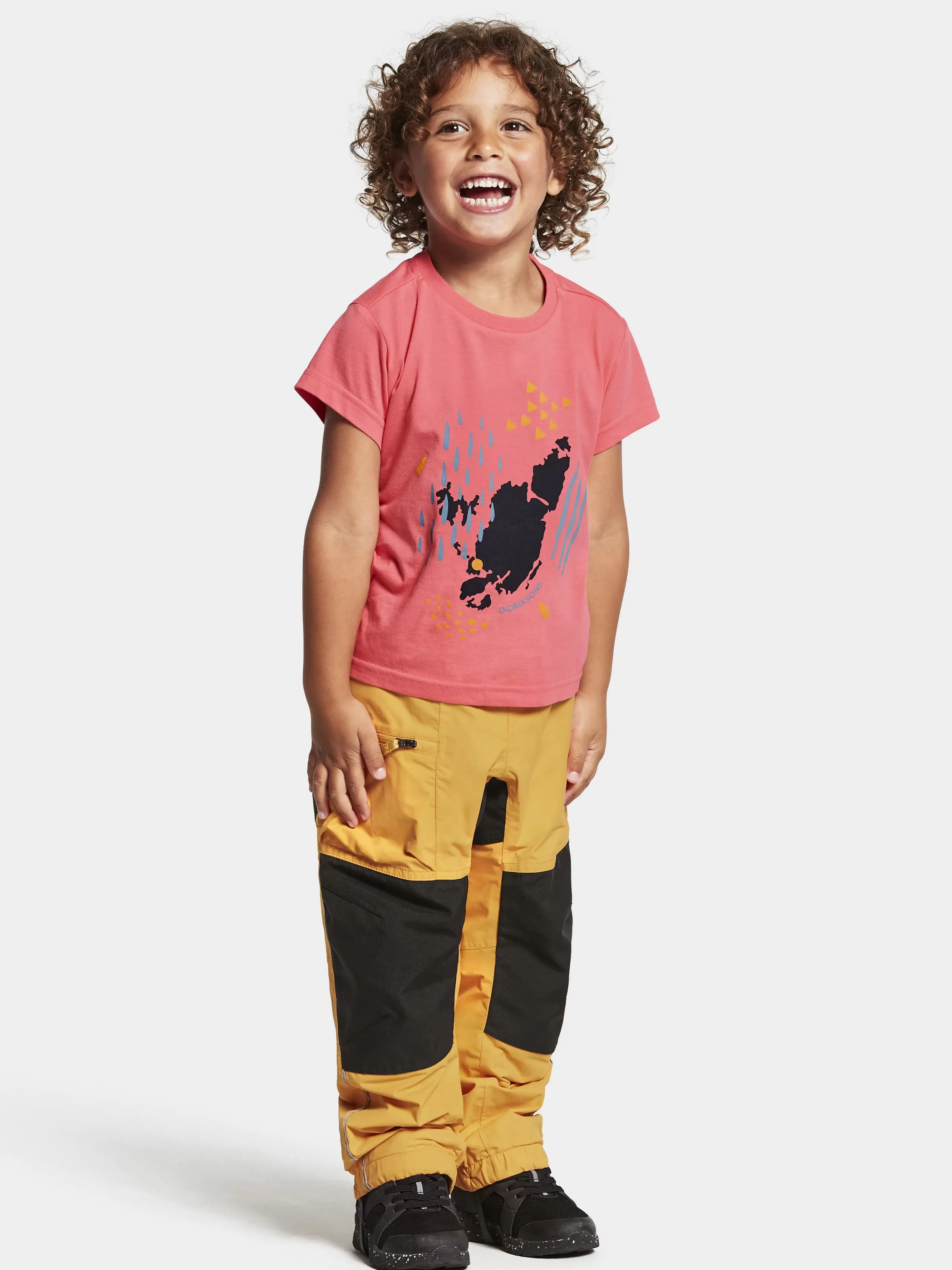 Didriksons Mynta Kids' Logo T-Shirt>Barn Tröjor & T-Shirts