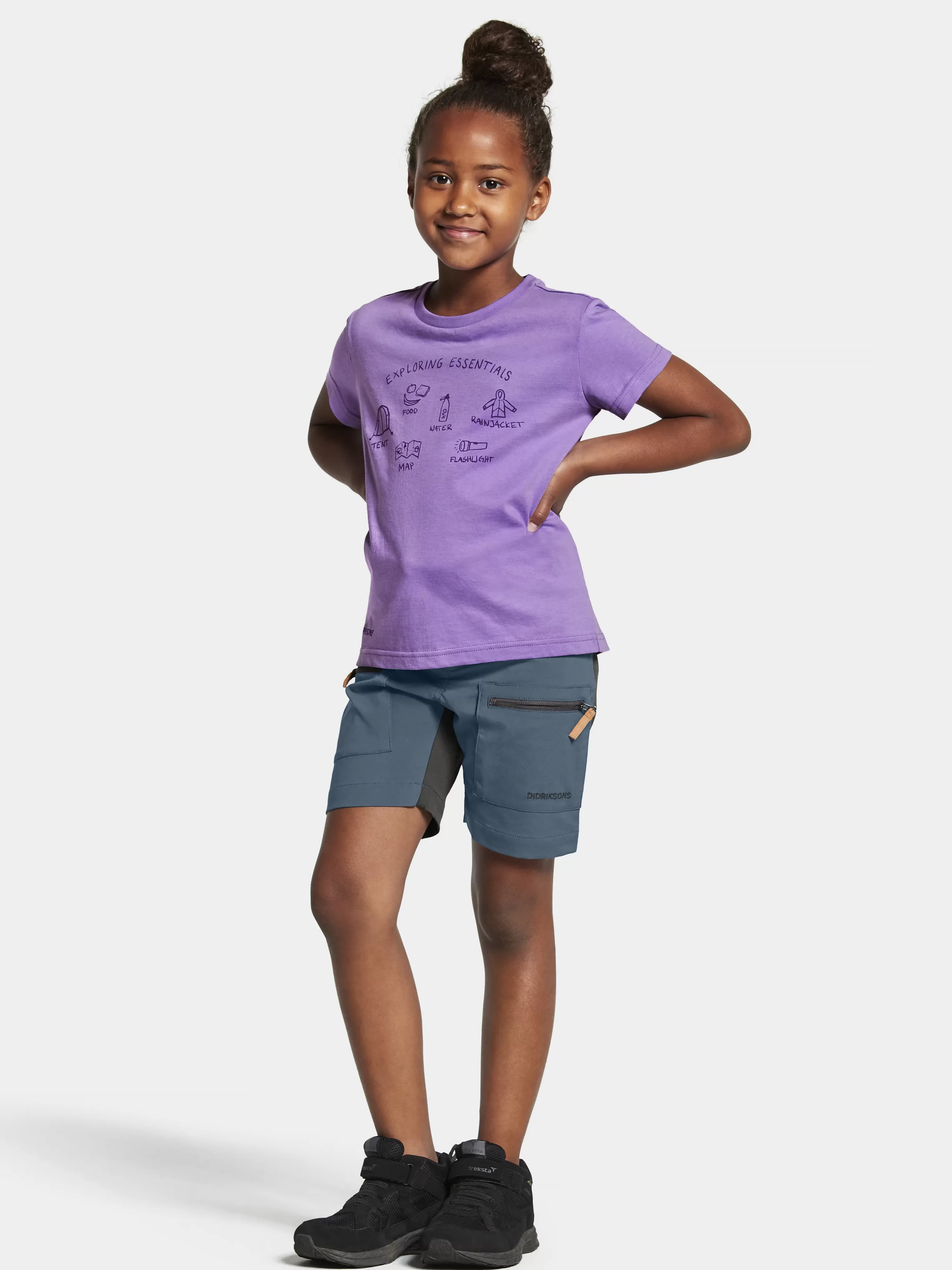 Didriksons Mynta Kids' Logo T-Shirt>Barn Tröjor & T-Shirts