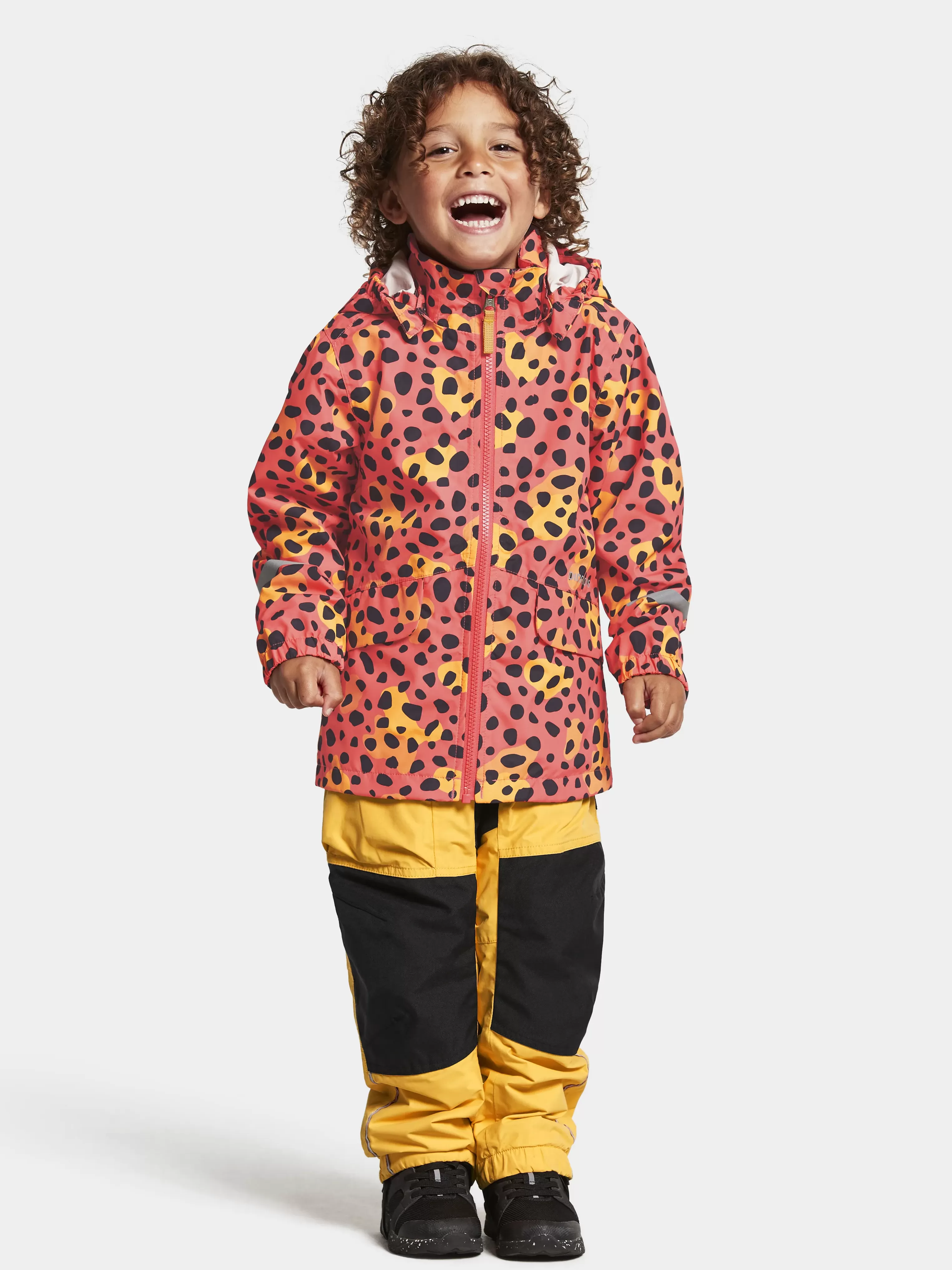 Didriksons Norma Printed Kids' Jacket>Barn Varjackor