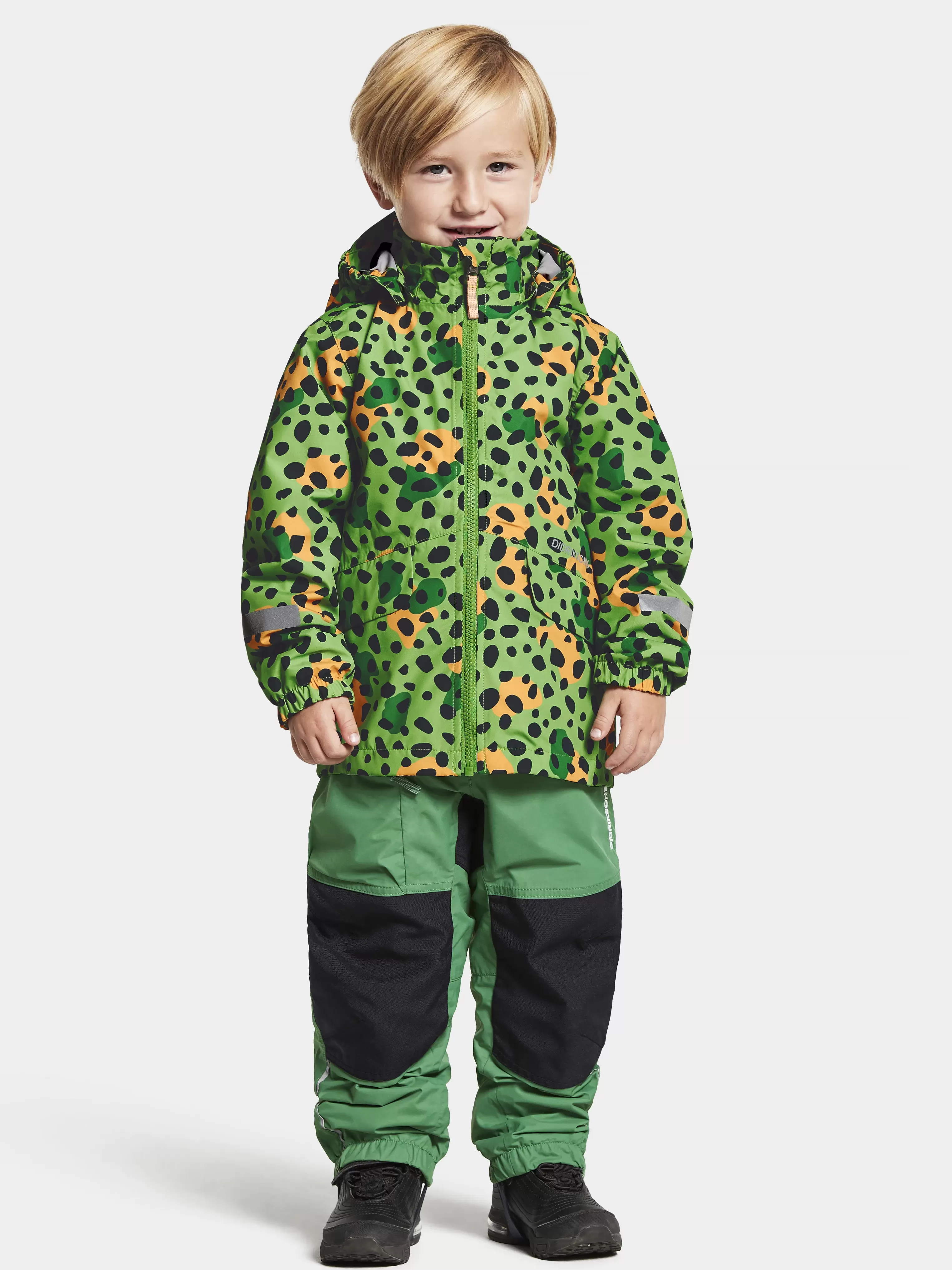 Didriksons Norma Printed Kids' Jacket>Barn Varjackor