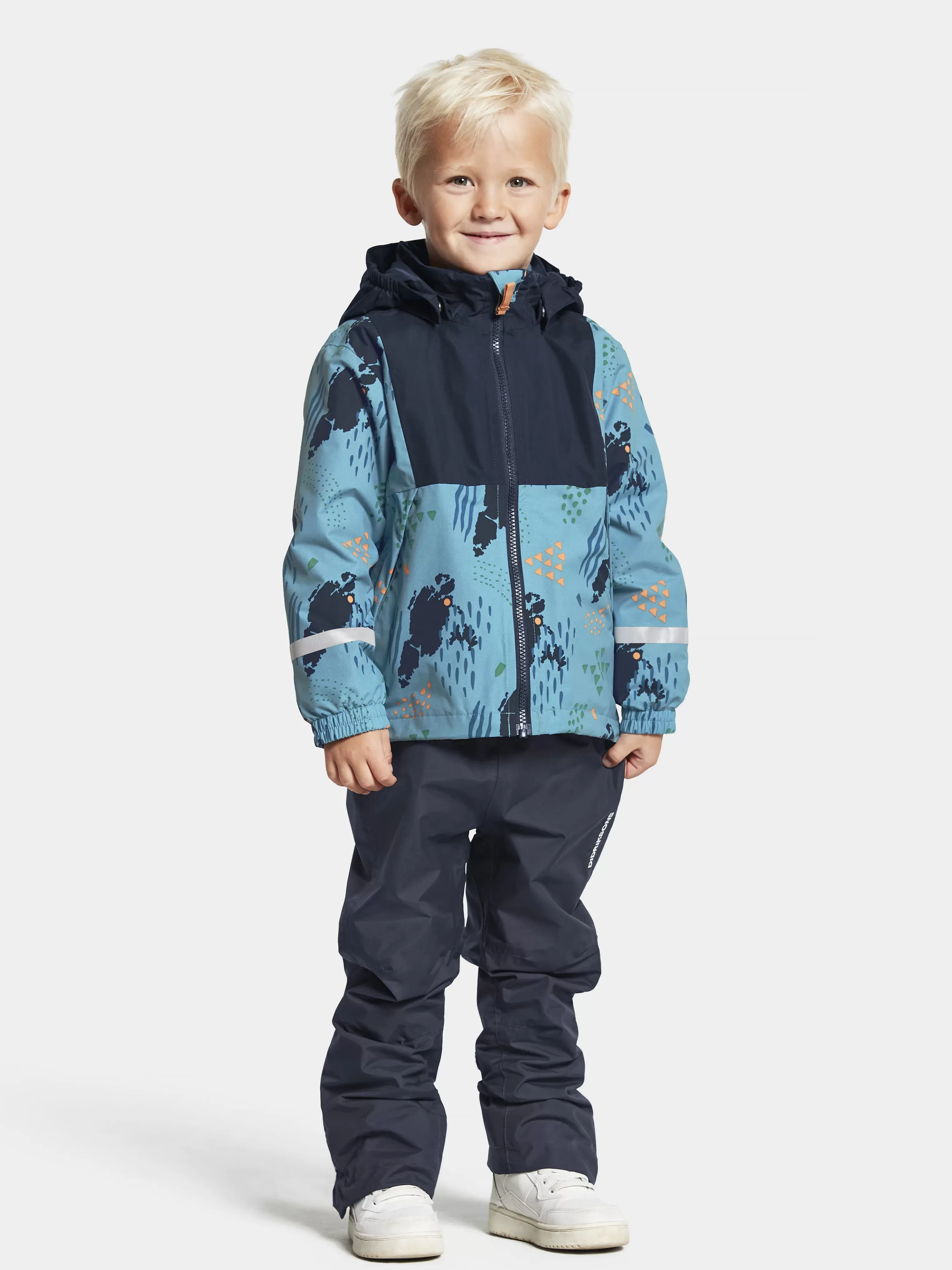 Didriksons Stormhatt Printed Kids' Jacket>Barn Varjackor