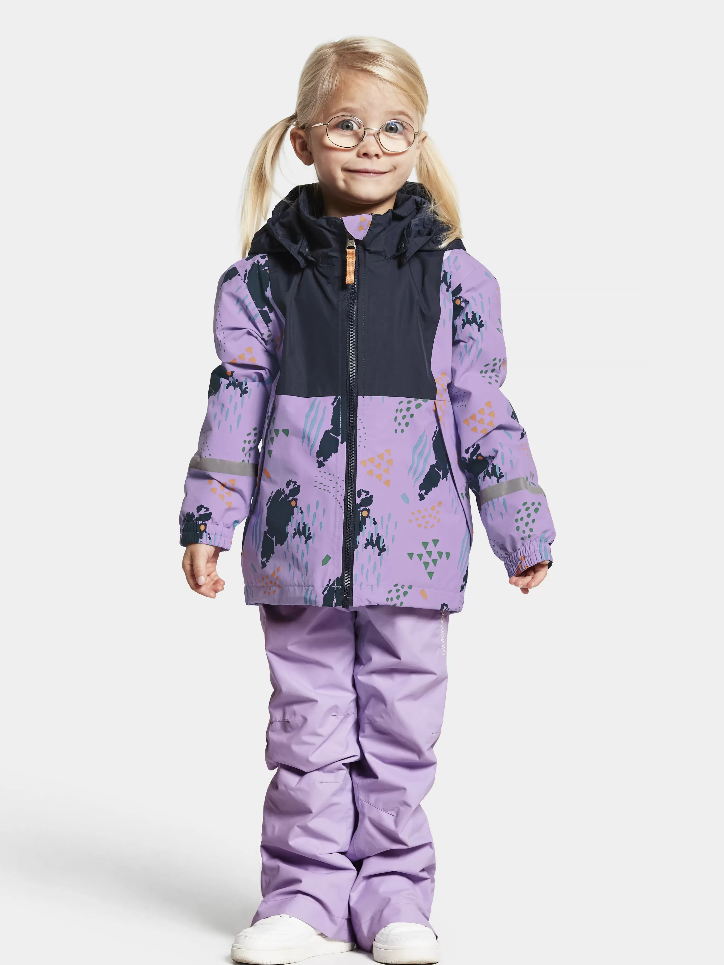 Didriksons Stormhatt Printed Kids' Jacket>Barn Varjackor