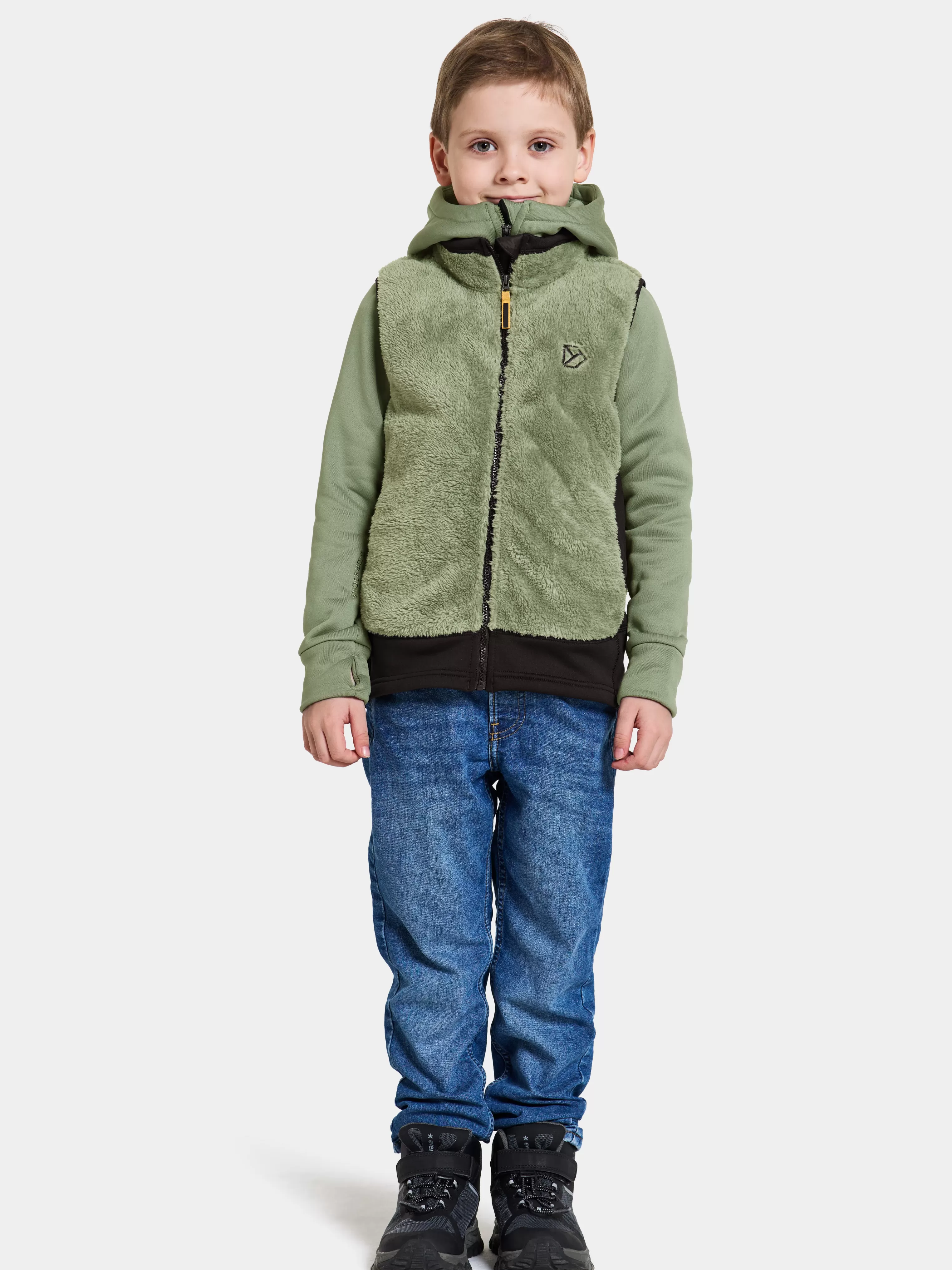 Didriksons Timjan Kids' Vest>Barn Västar