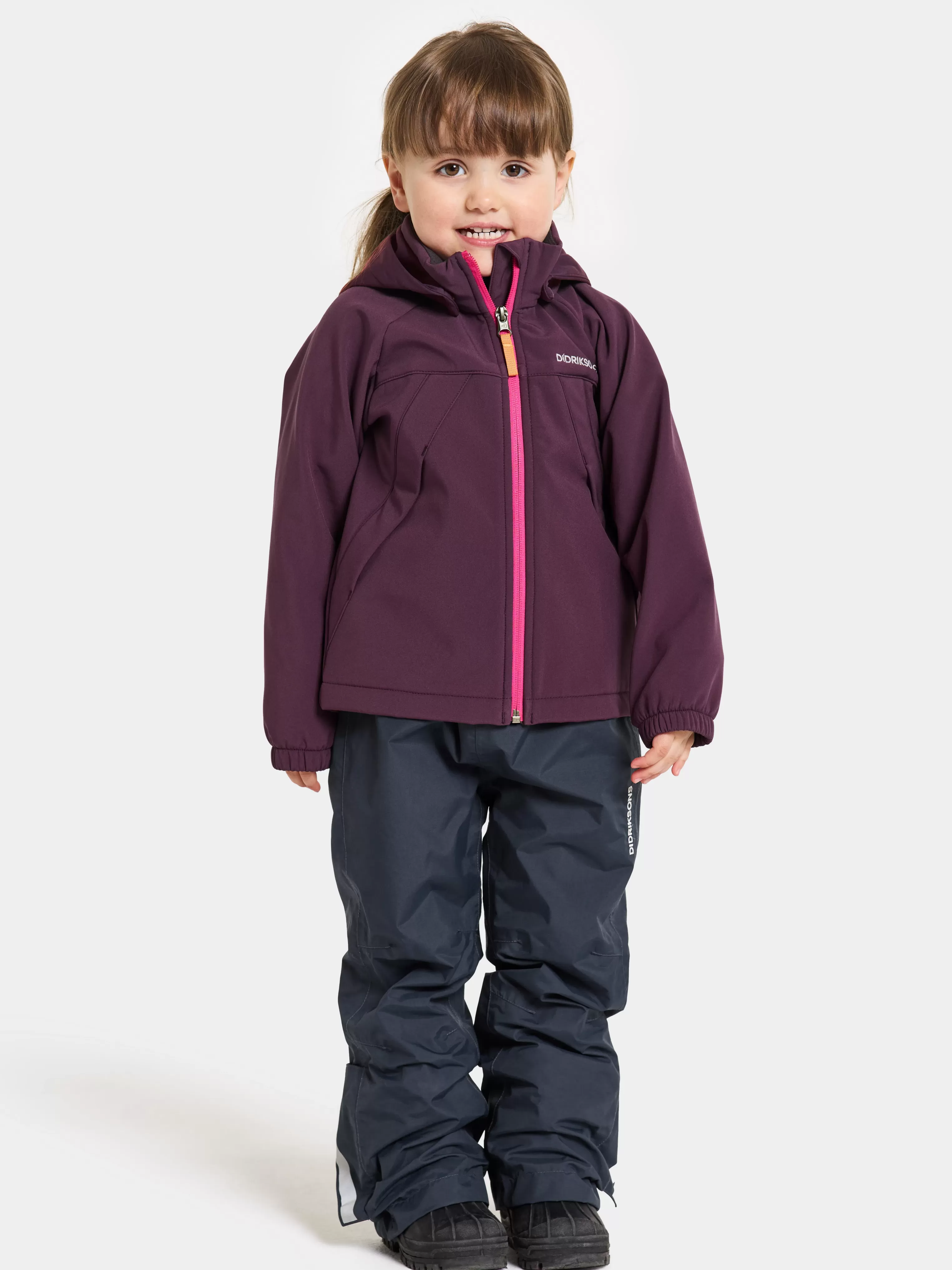 Didriksons Troel Kids' Jacket>Barn Softshelljackor